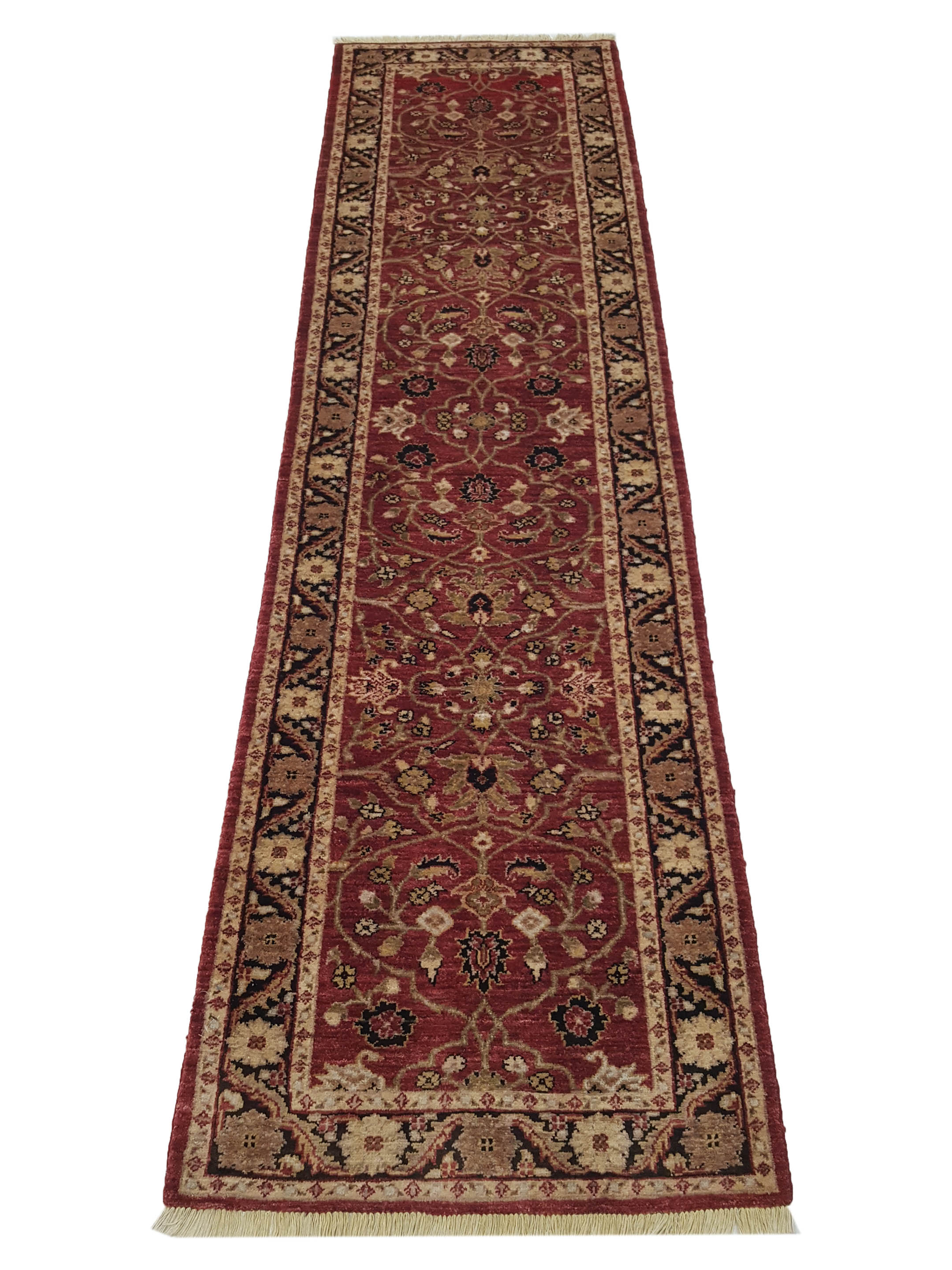 Ziegler Hand Knotted Red 3x10 - Image 2 of 6