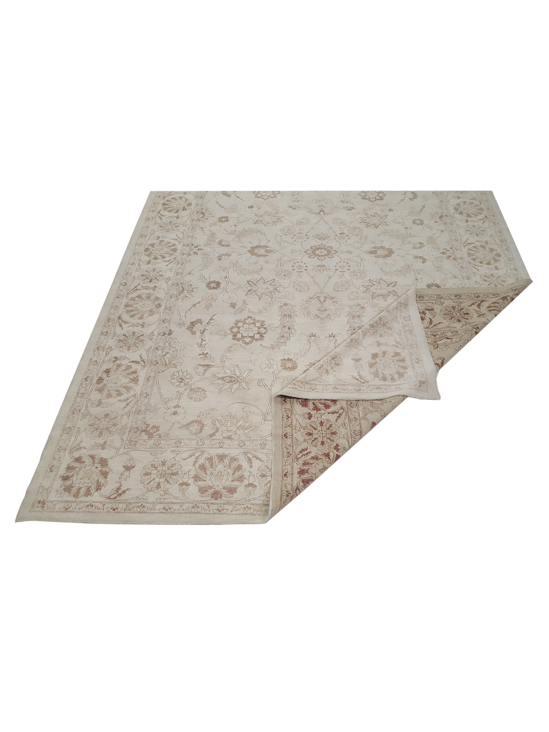 Ziegler Hand Knotted Ivory 12x17 - Image 3 of 7