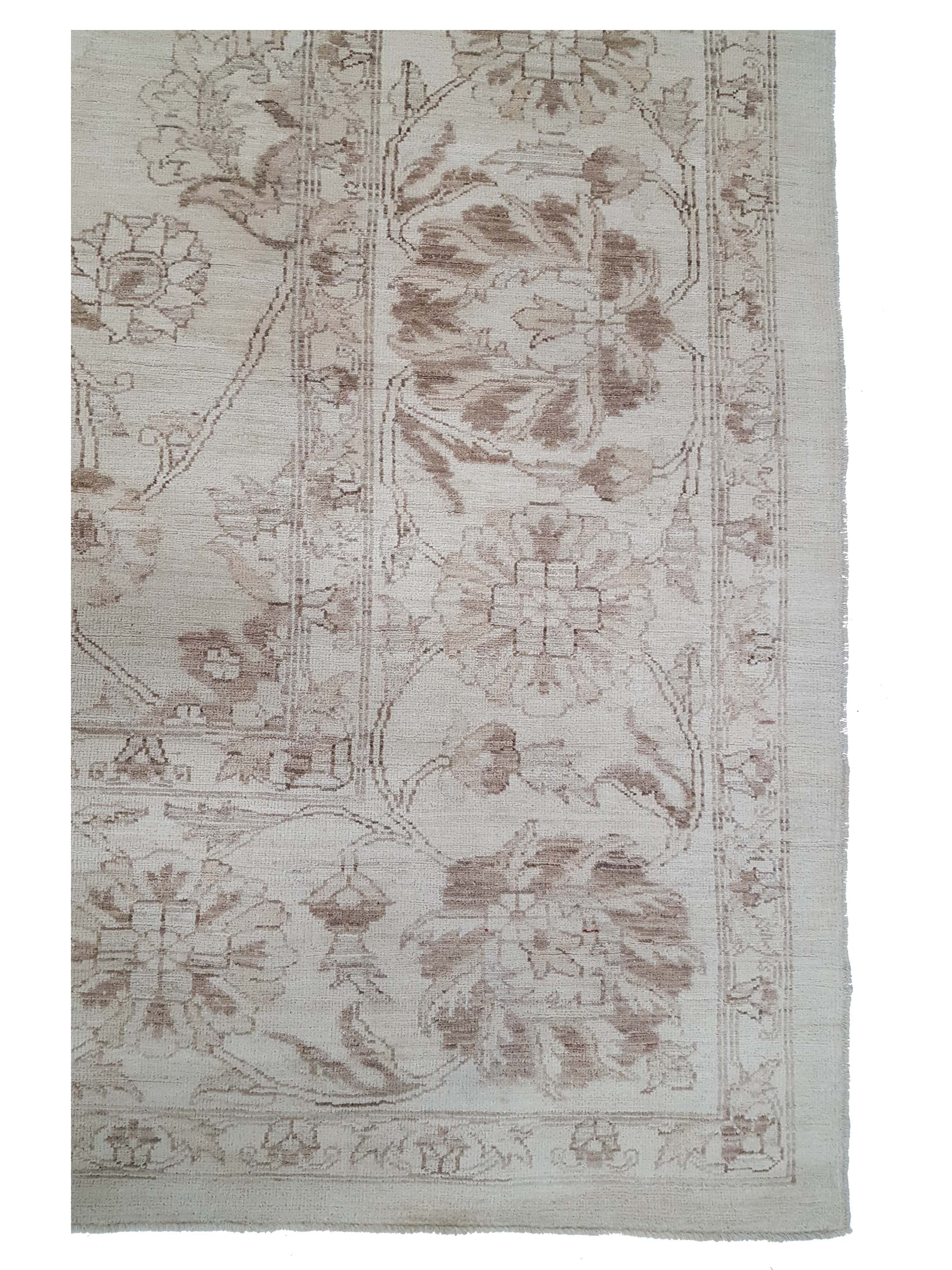 Ziegler Hand Knotted Ivory 12x17 - Image 4 of 7