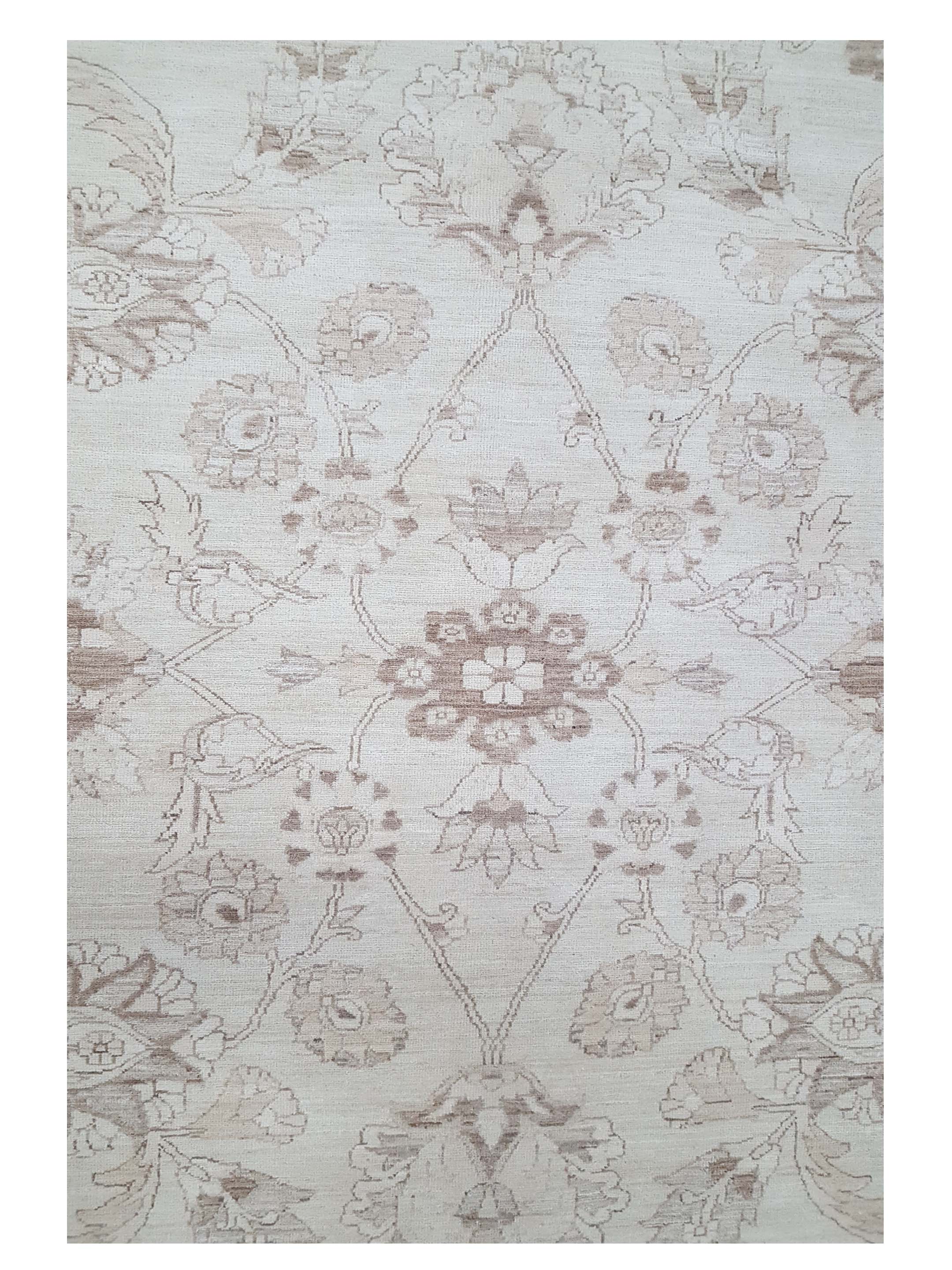Ziegler Hand Knotted Ivory 12x17 - Image 5 of 7