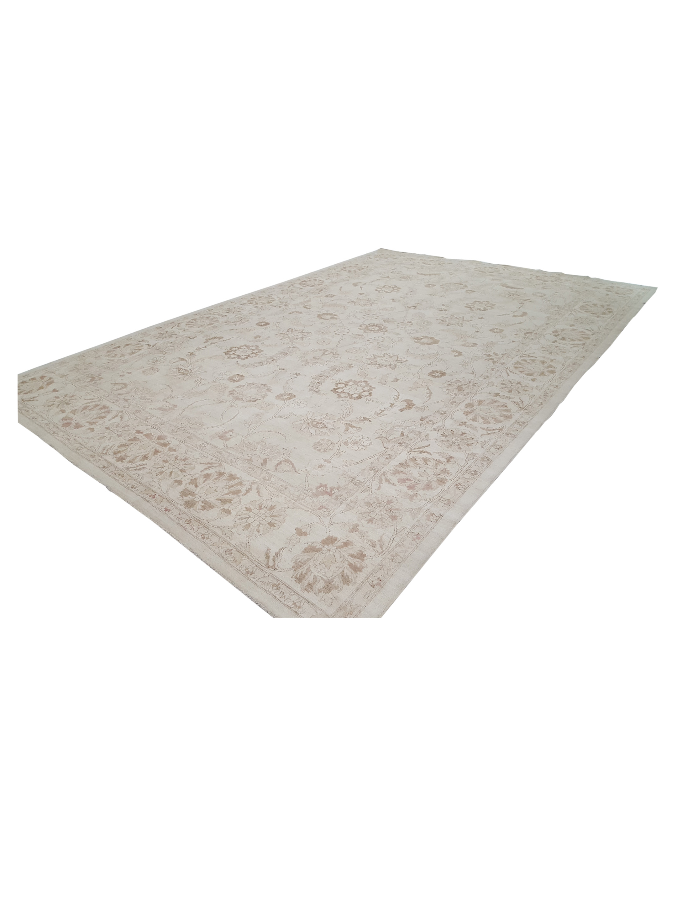 Ziegler Hand Knotted Ivory 12x17 - Image 6 of 7