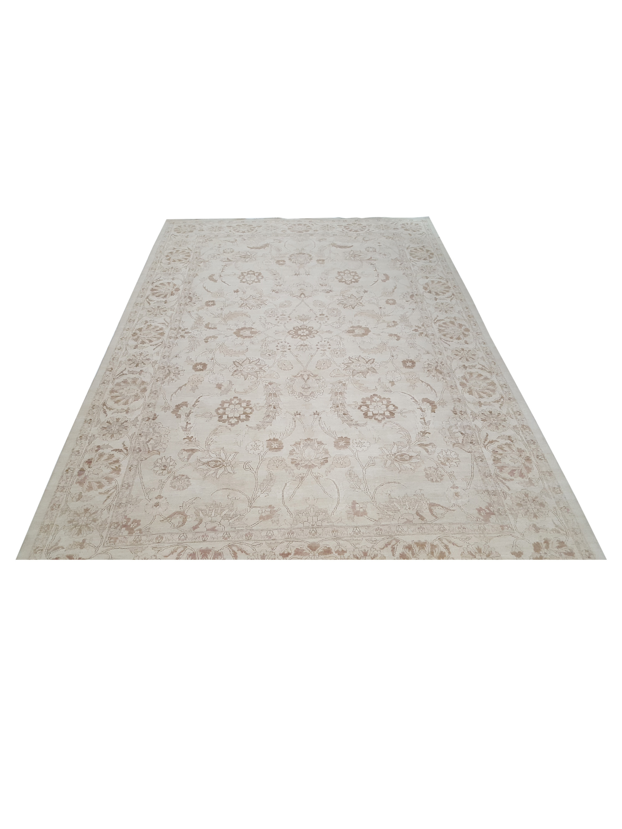 Ziegler Hand Knotted Ivory 12x17 - Image 7 of 7