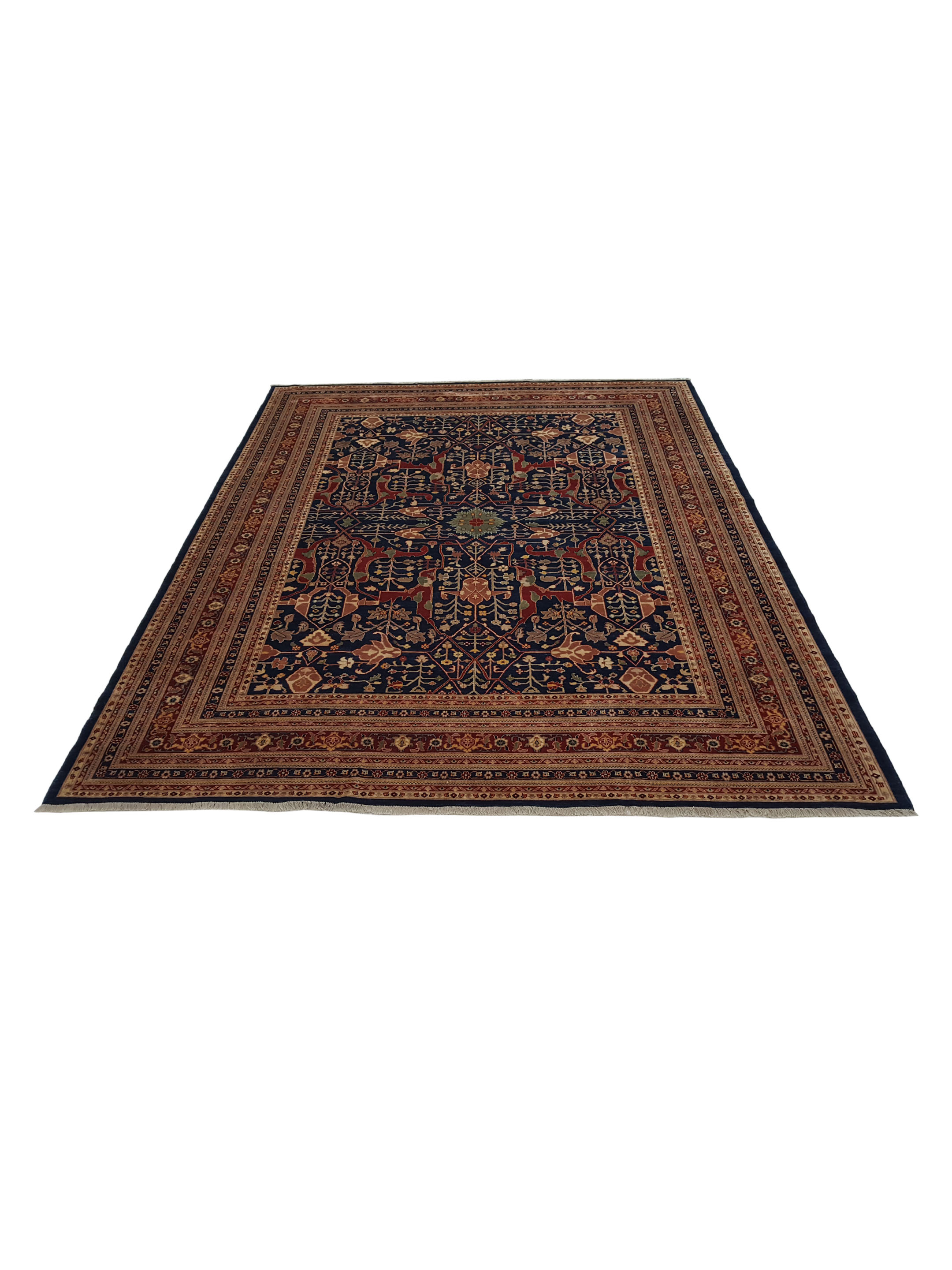 Ziegler Hand Knotted Navy 12x14 - Image 2 of 6