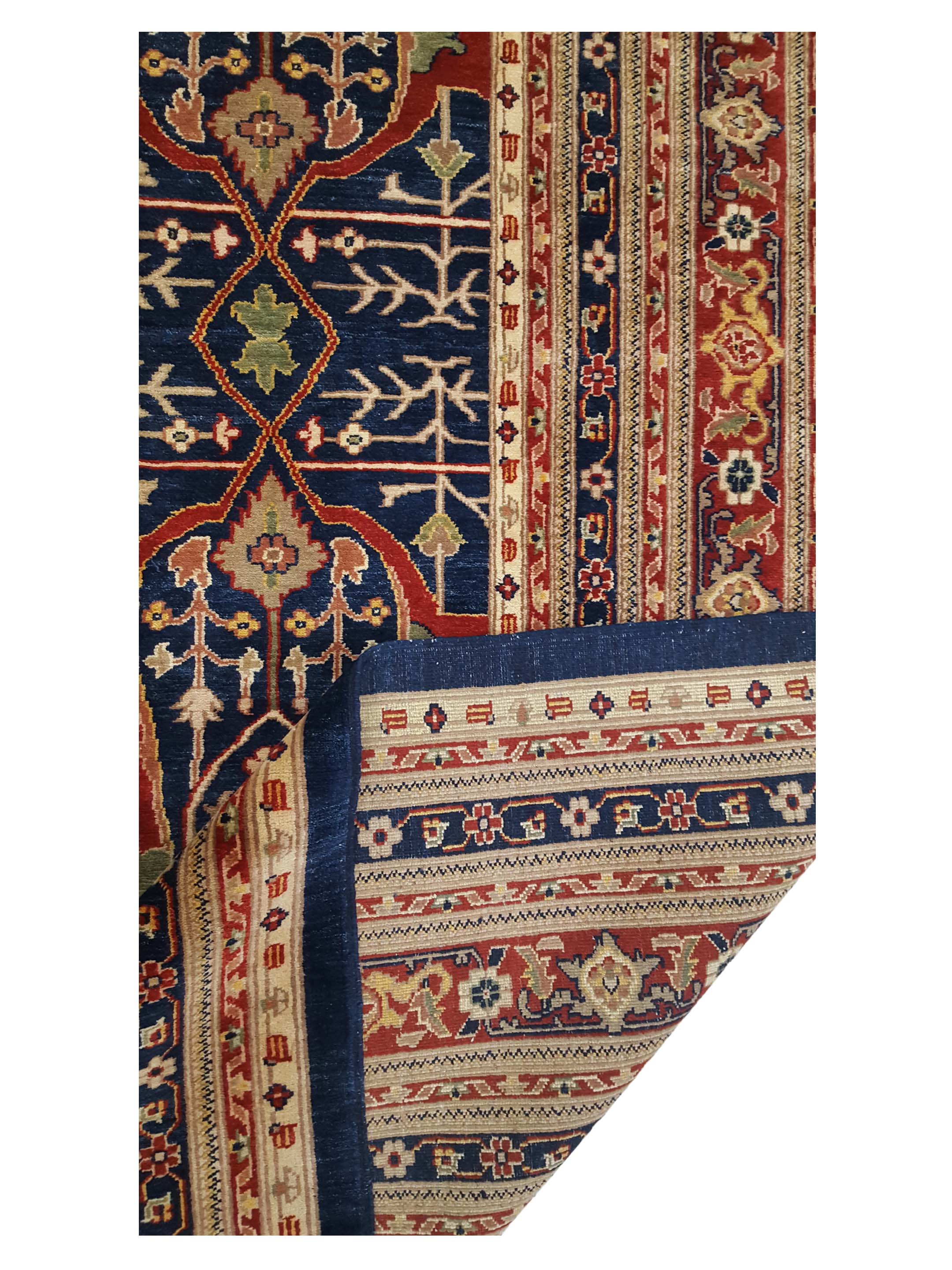 Ziegler Hand Knotted Navy 12x14 - Image 3 of 6