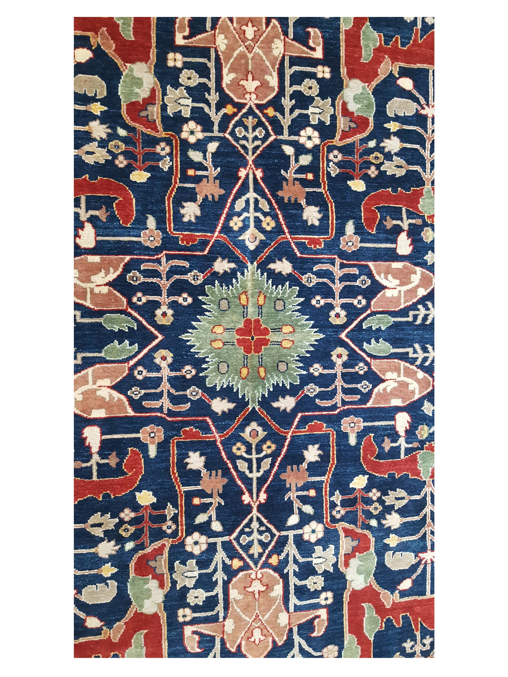 Ziegler Hand Knotted Navy 12x14 - Image 5 of 6