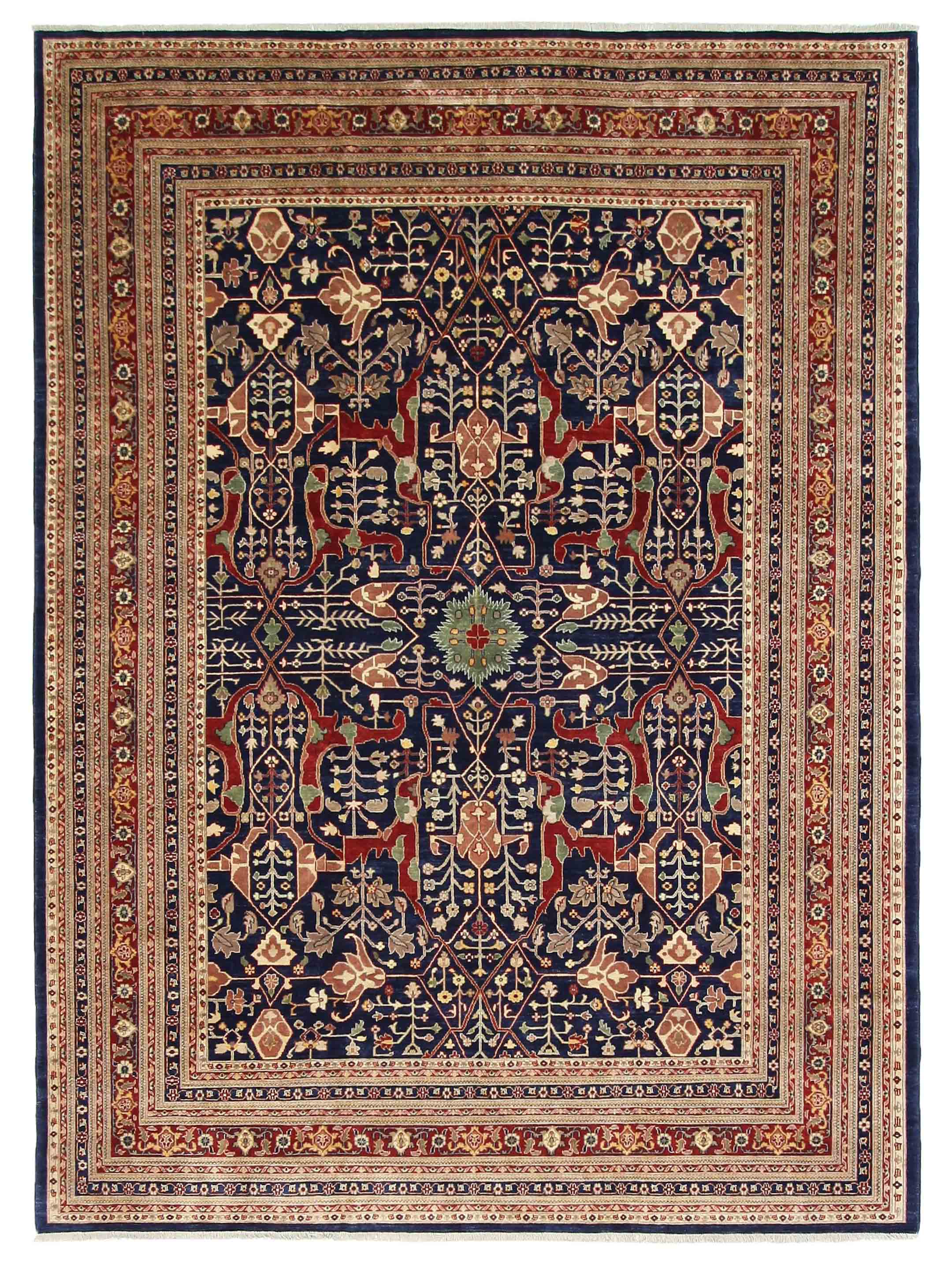 Ziegler Hand Knotted Navy 12x14