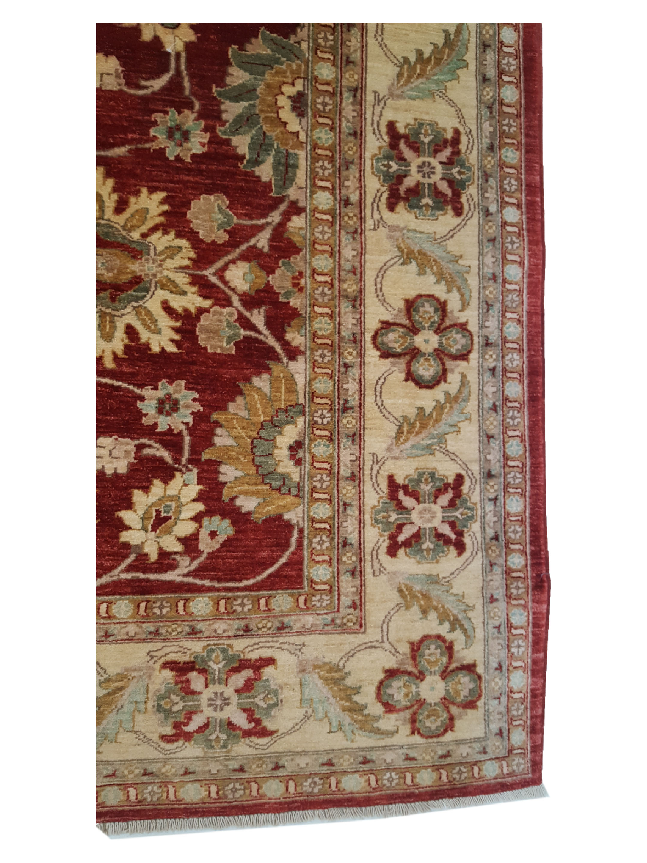 Ziegler Hand Knotted Red 8x10 - Image 4 of 6