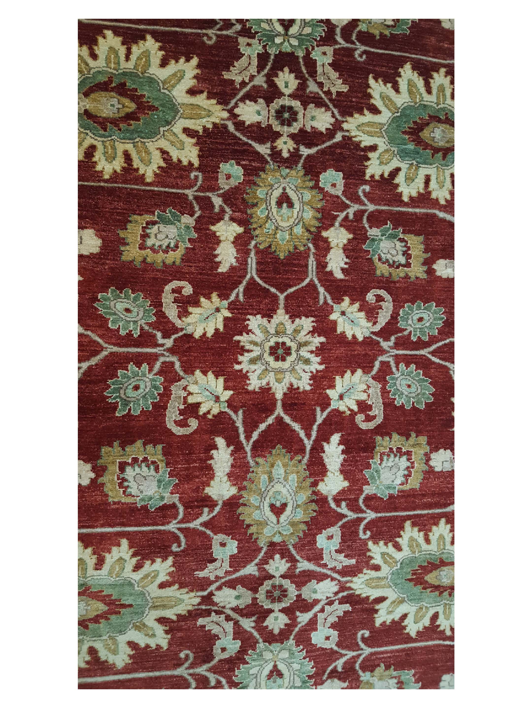 Ziegler Hand Knotted Red 8x10 - Image 5 of 6