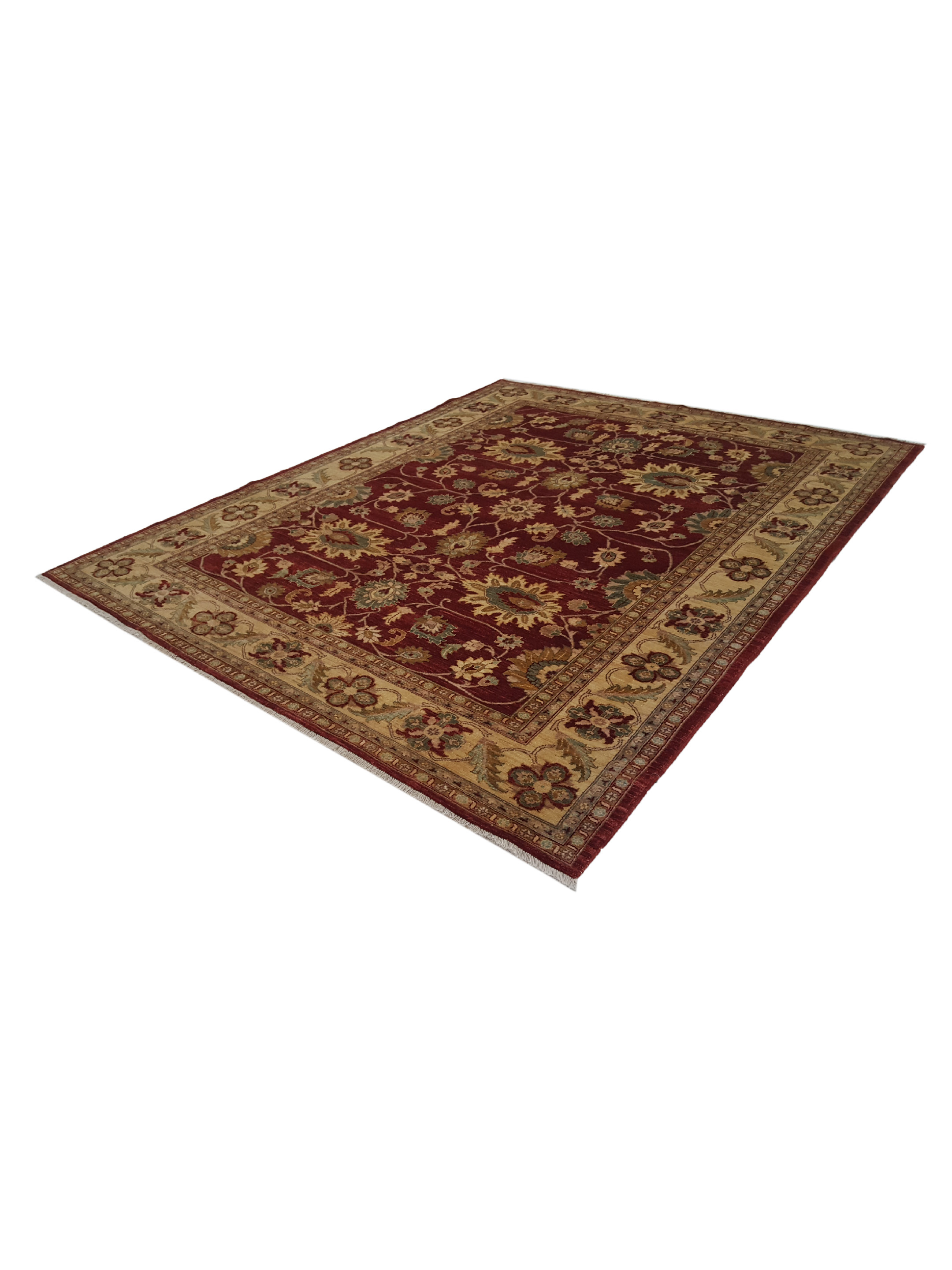 Ziegler Hand Knotted Red 8x10 - Image 6 of 6