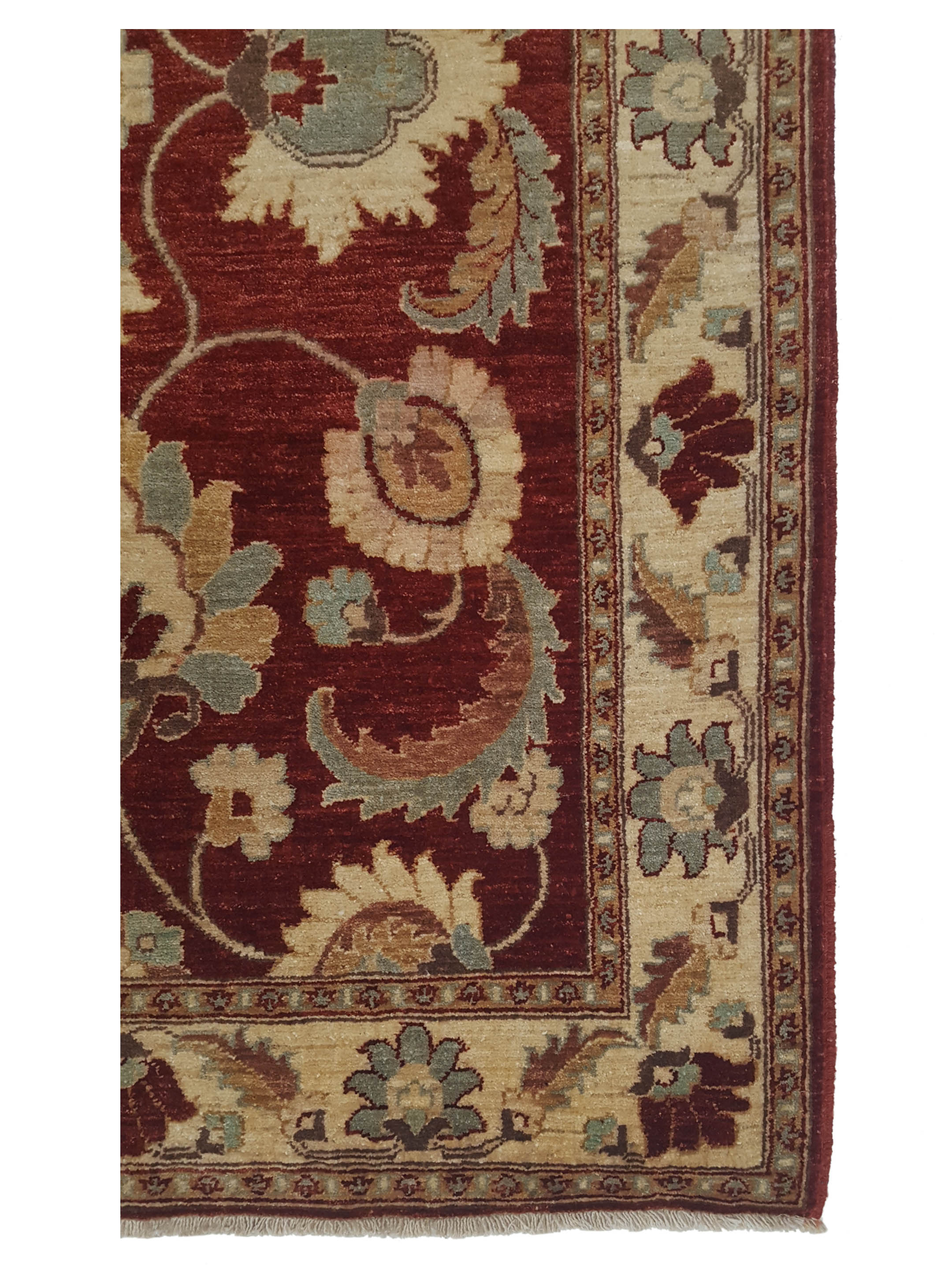 Ziegler Hand Knotted Red 4x6 - Image 3 of 5