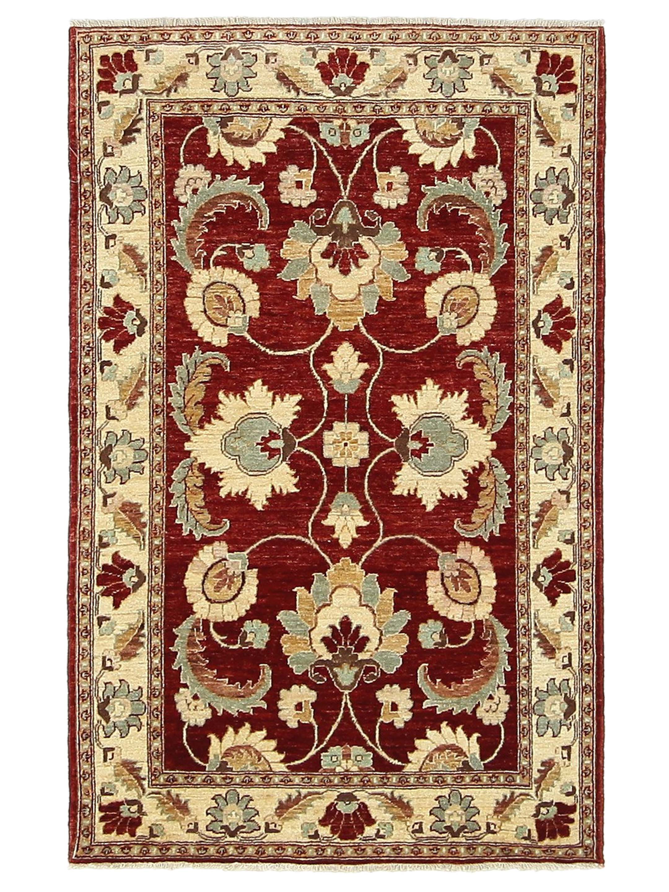 Ziegler Hand Knotted Red 4x6