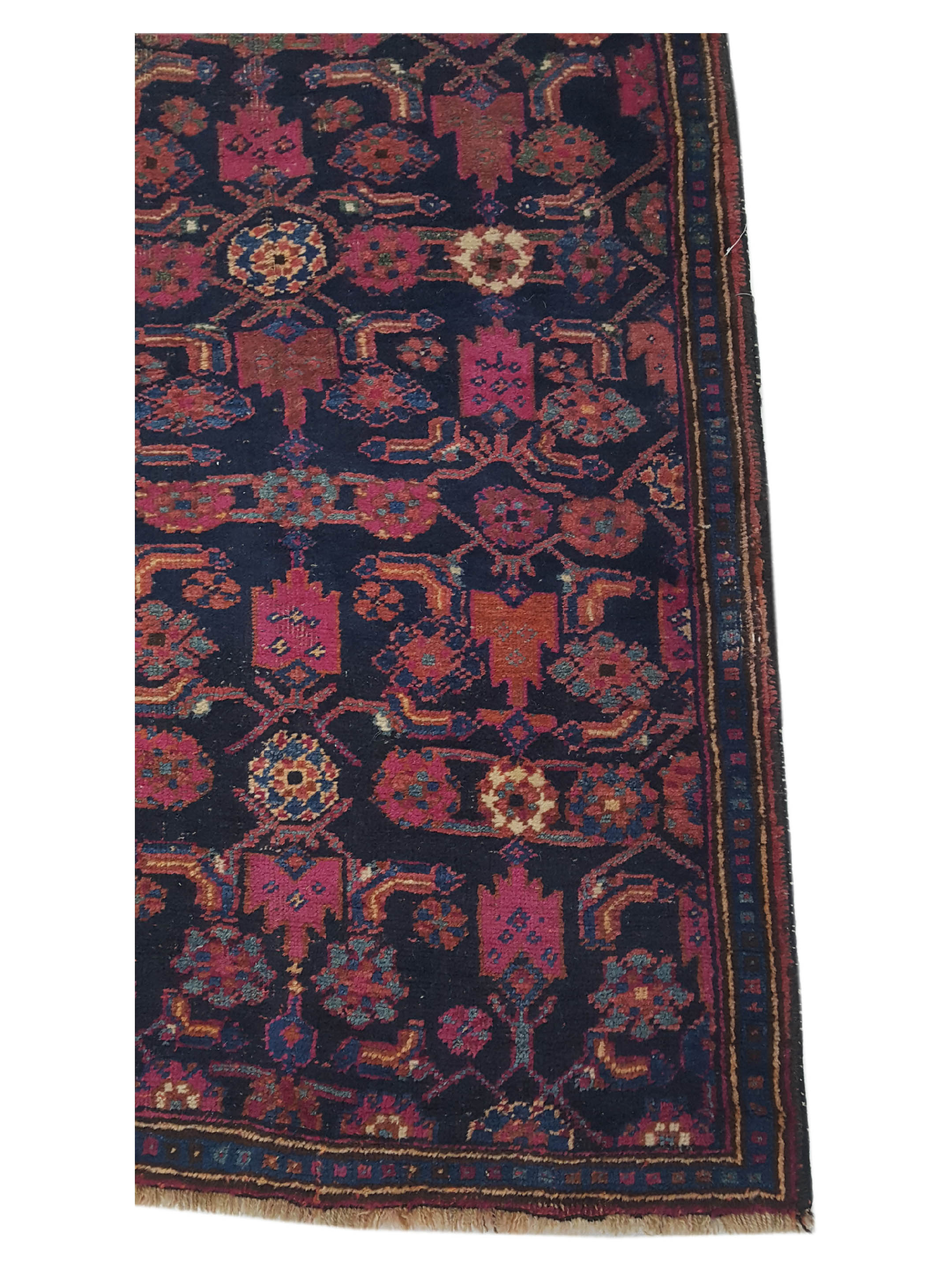 Antique Kurd Indigo 3x15 - Image 4 of 6