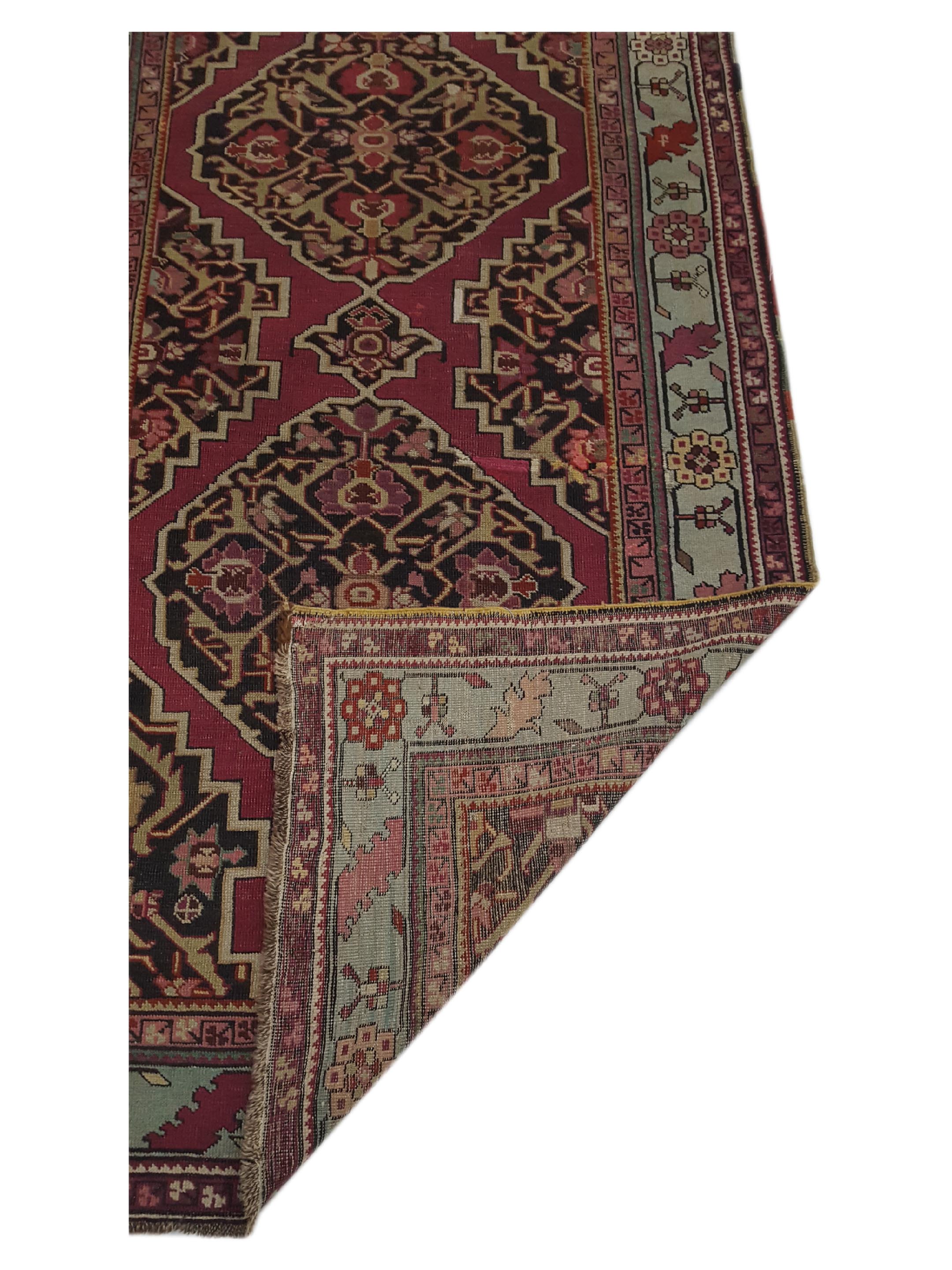 Antique Karabagh Rust 4x13 - Image 3 of 6