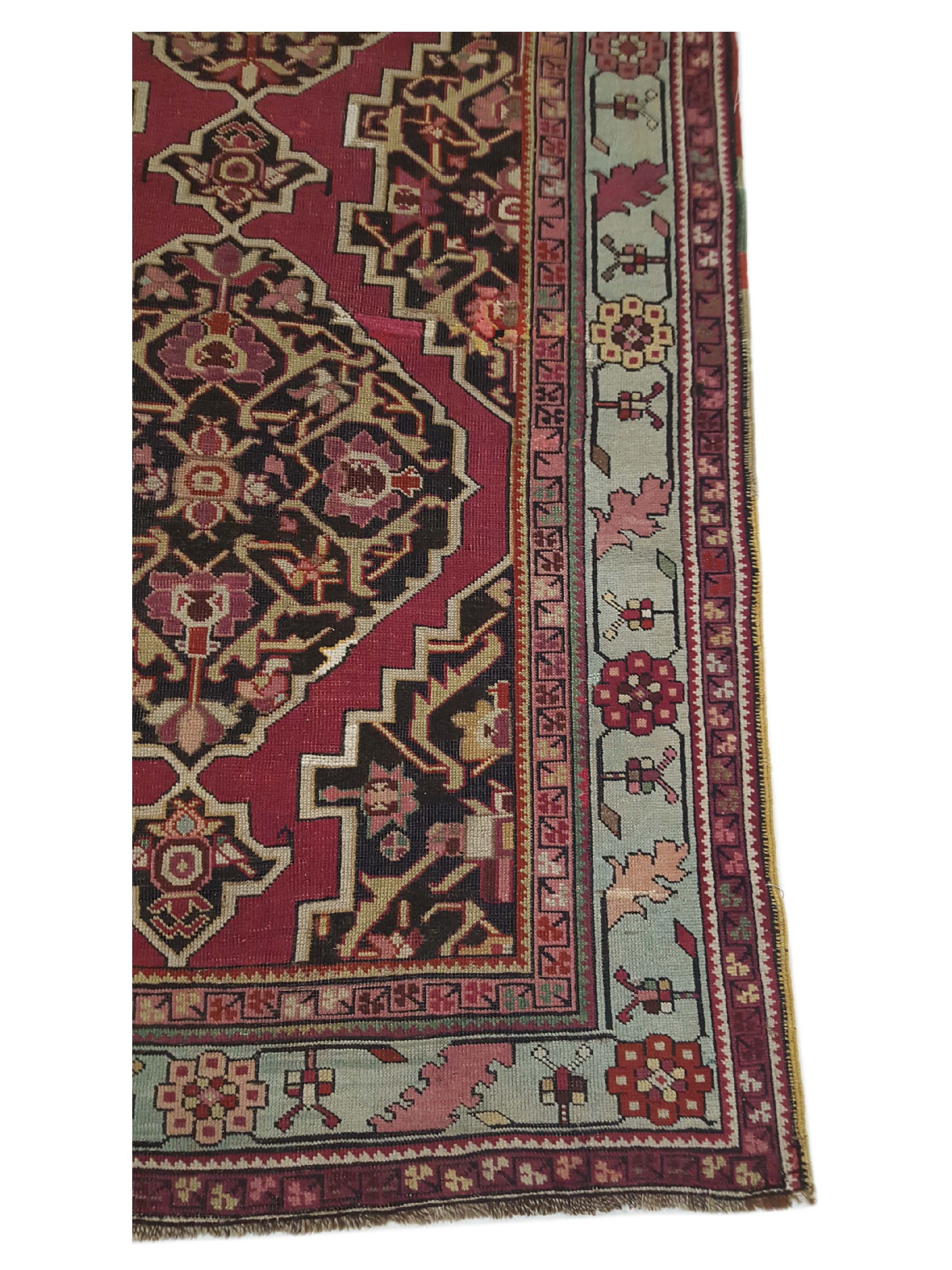 Antique Karabagh Rust 4x13 - Image 4 of 6