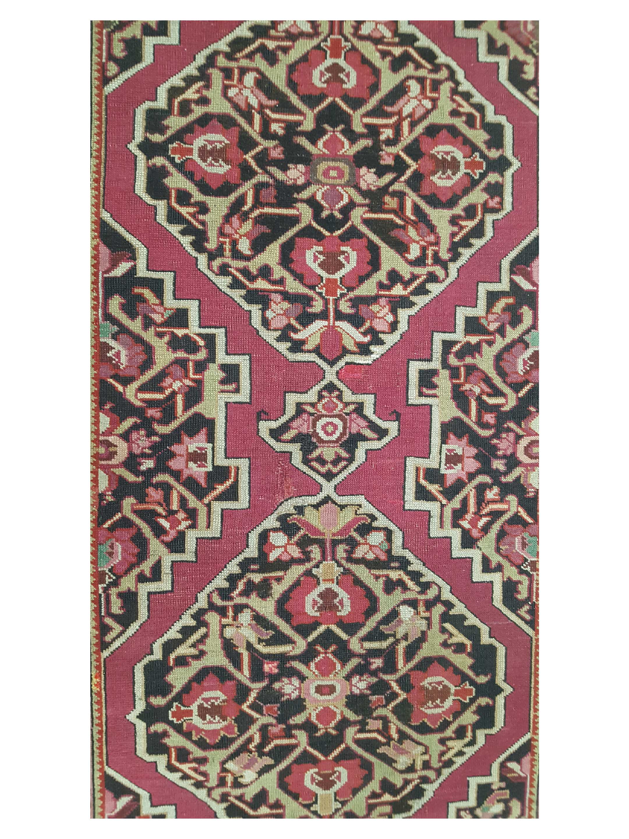Antique Karabagh Rust 4x13 - Image 5 of 6