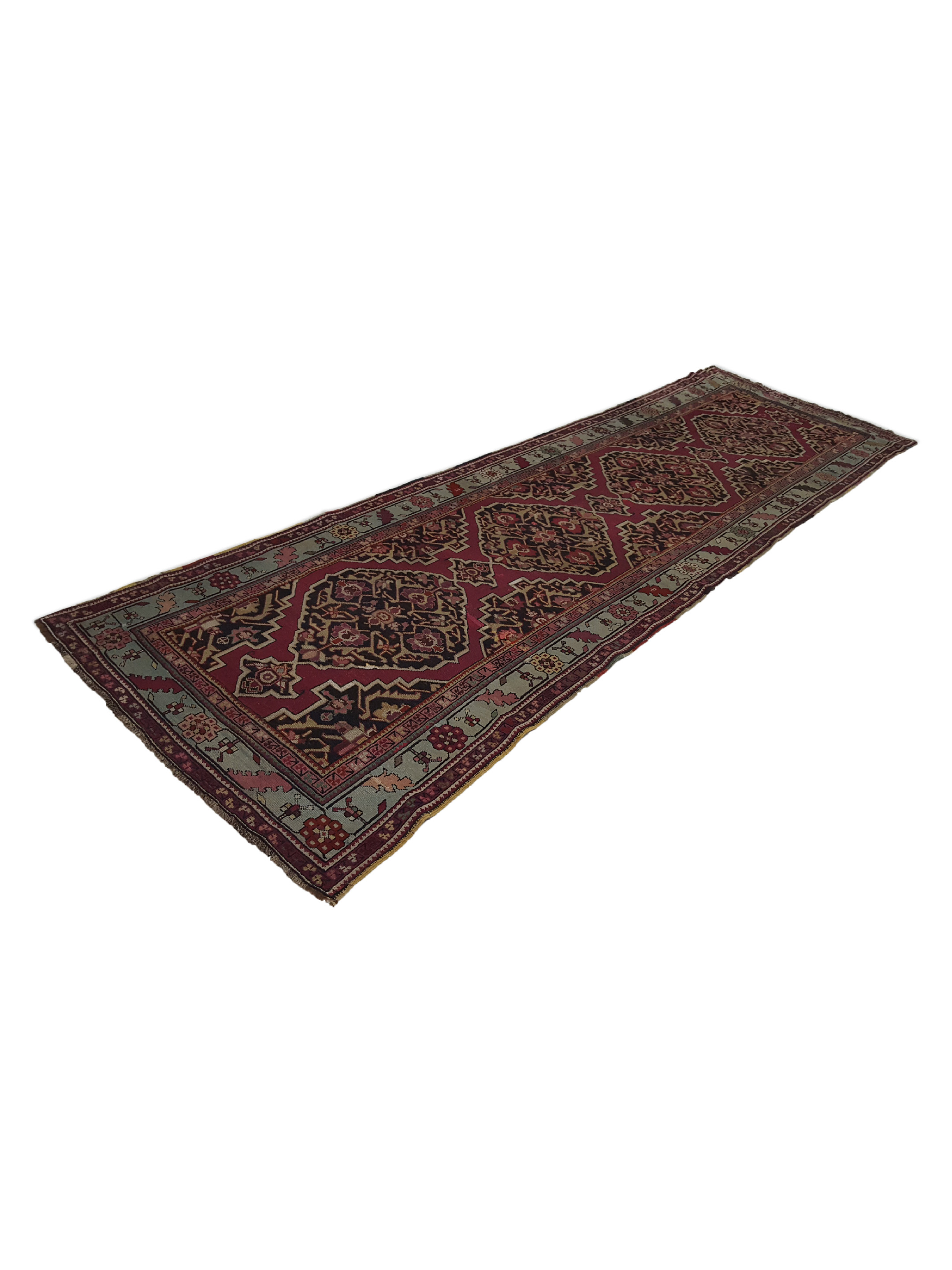 Antique Karabagh Rust 4x13 - Image 6 of 6