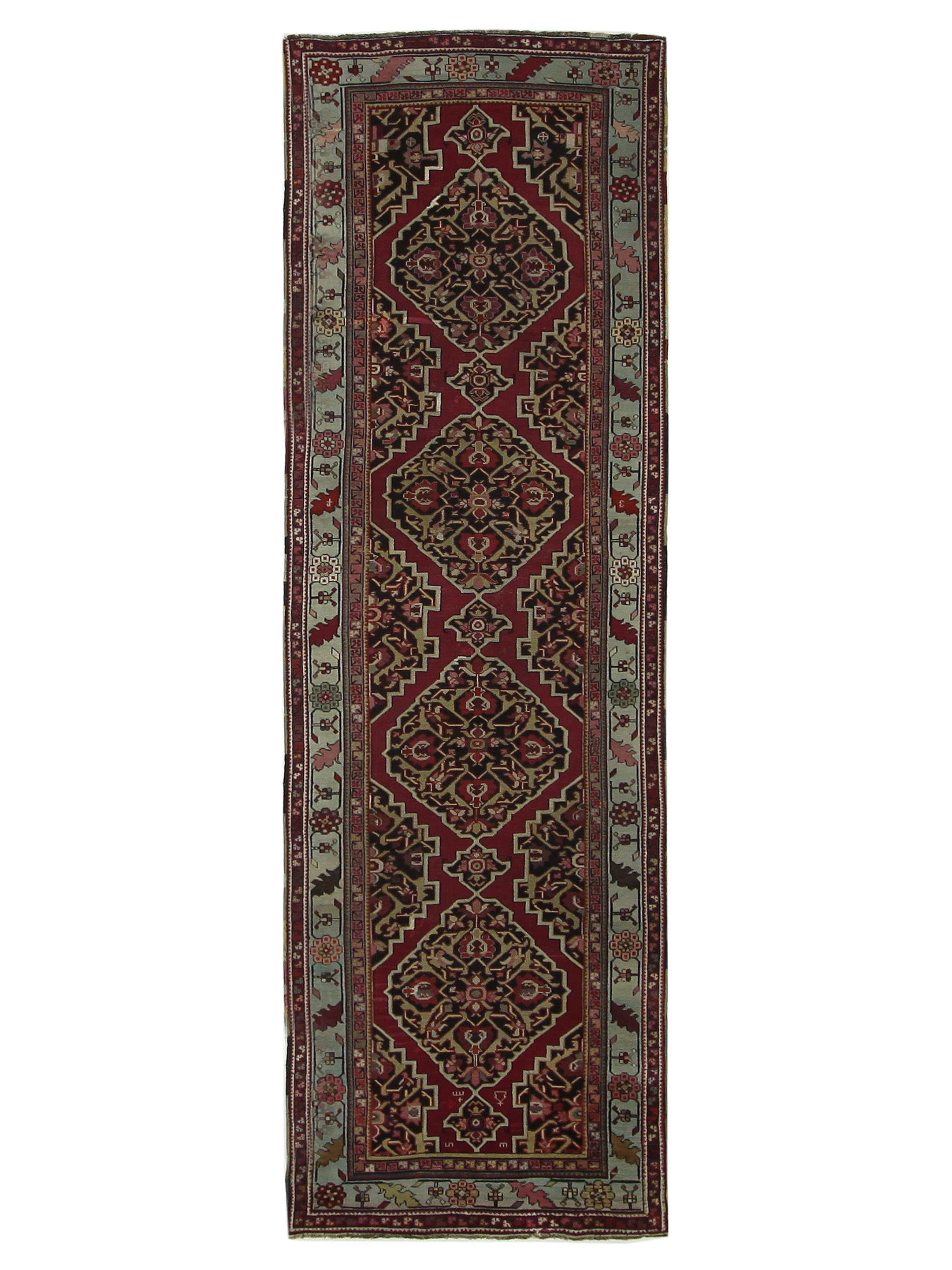 Antique Karabagh Rust 4x13