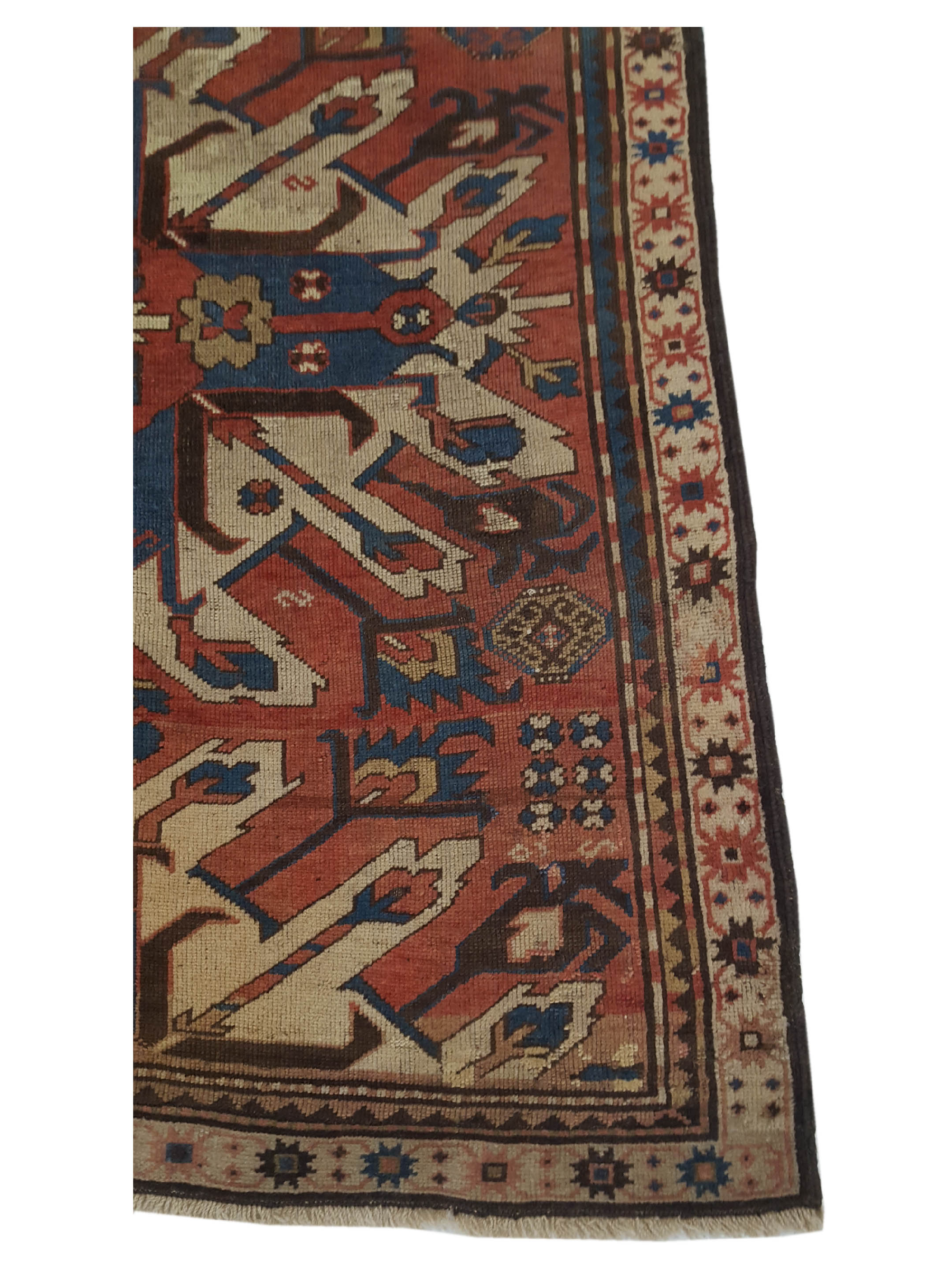 Antique Kazak Rust 5x7 - Image 4 of 6