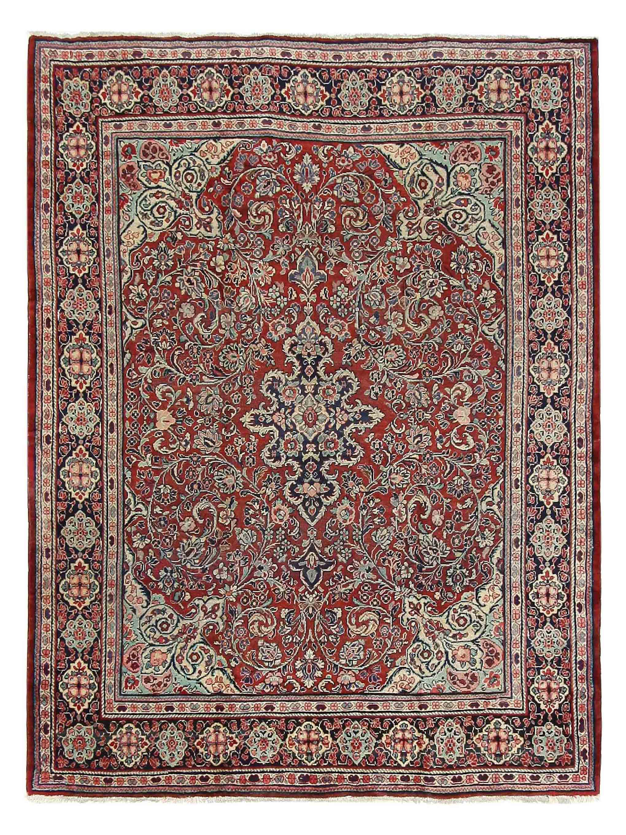 Antique Mahal Rust 8x10