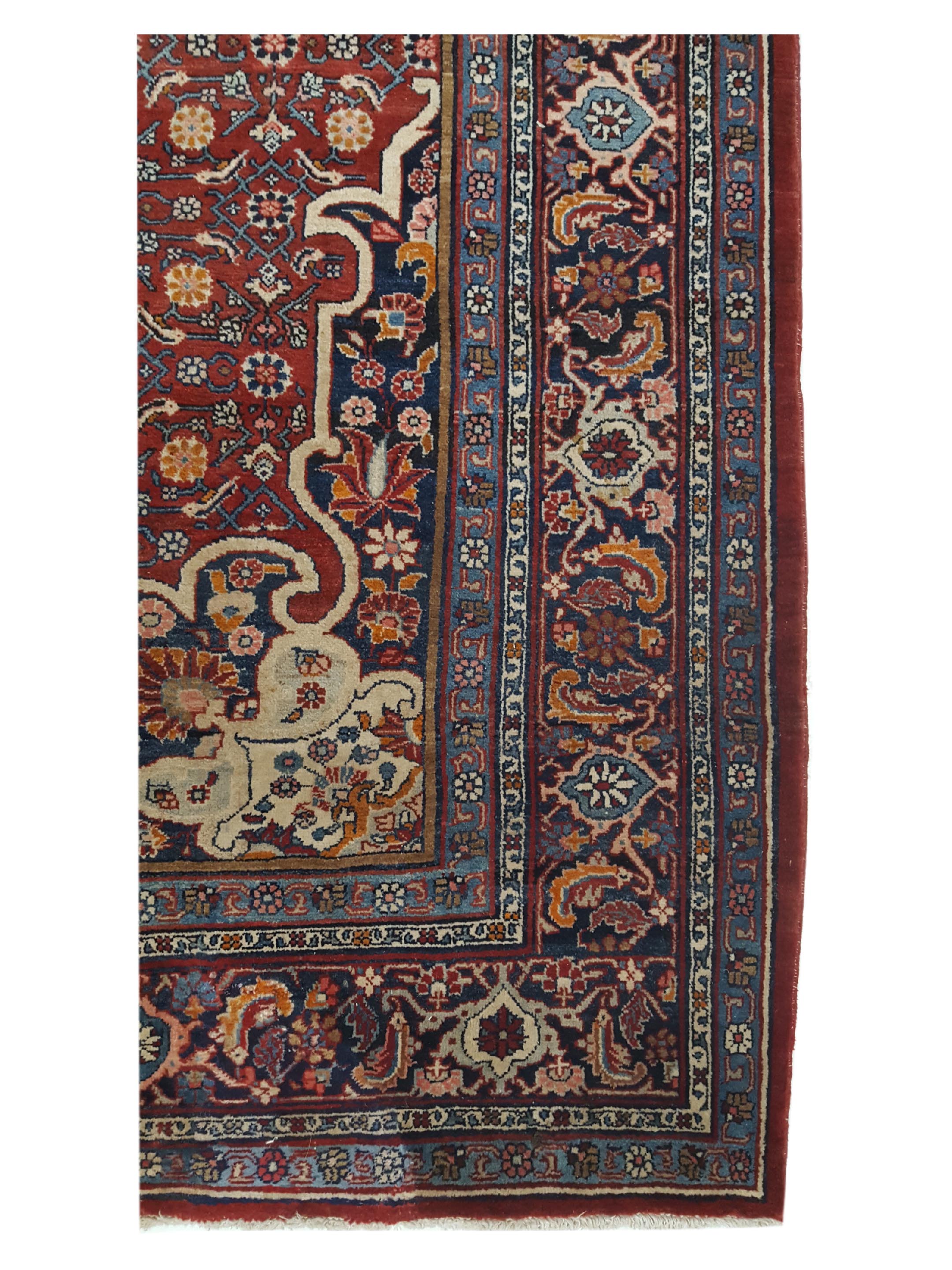 Bijar Hand Knotted Rust 7x10 - Image 4 of 6