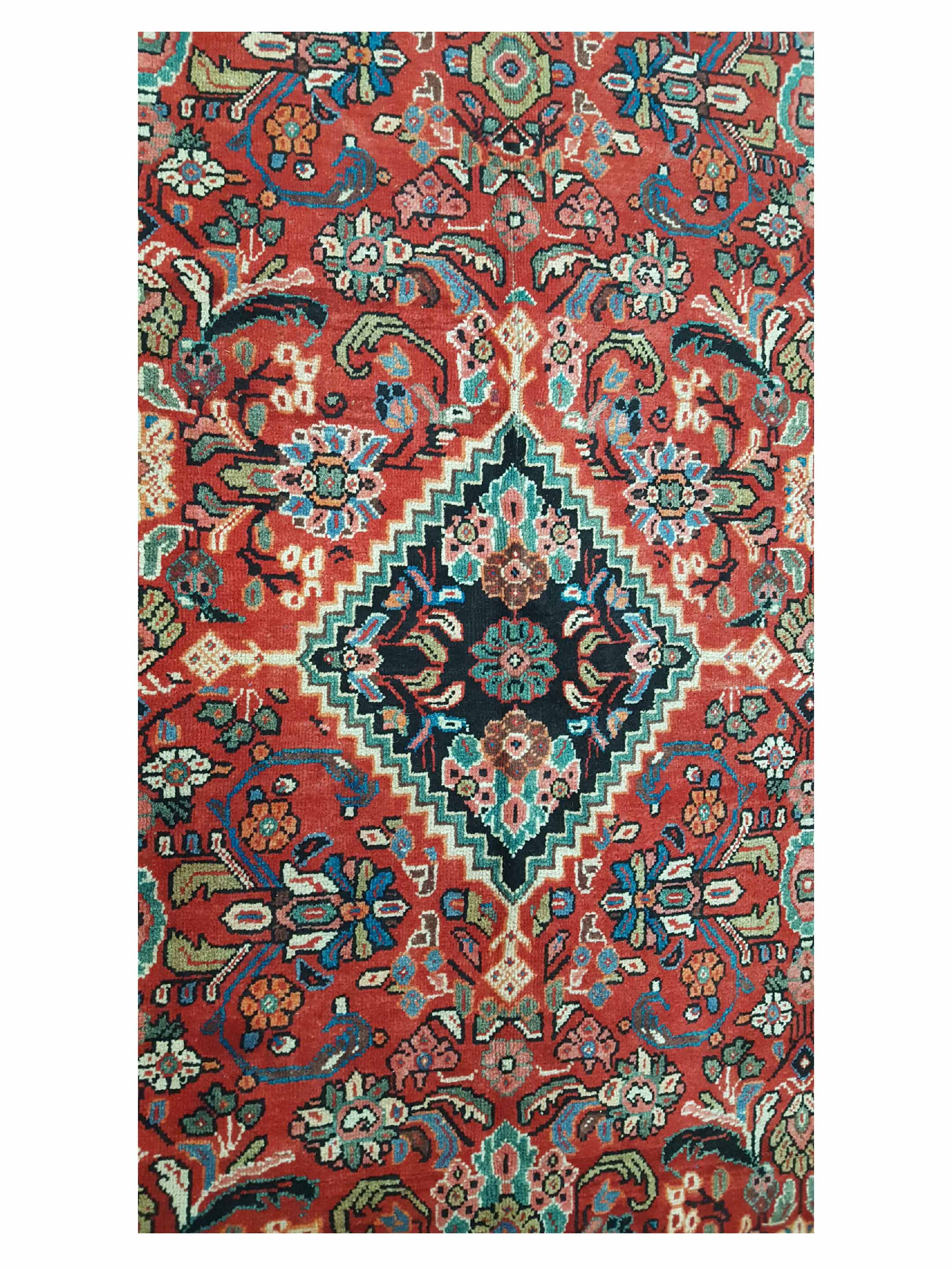 Persian Semi Antique Red 10x13 - Image 5 of 6
