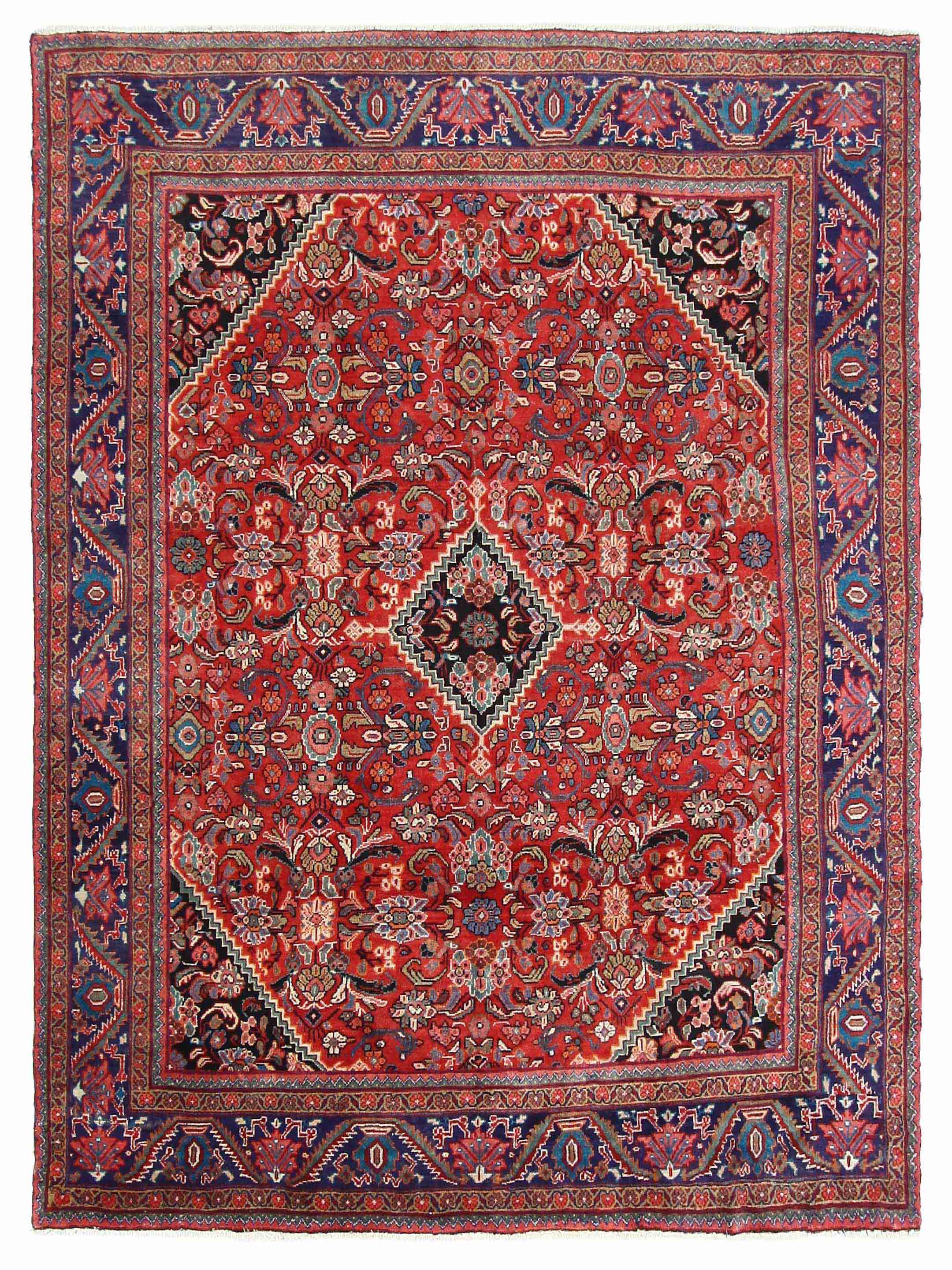 Persian Semi Antique Red 10x13