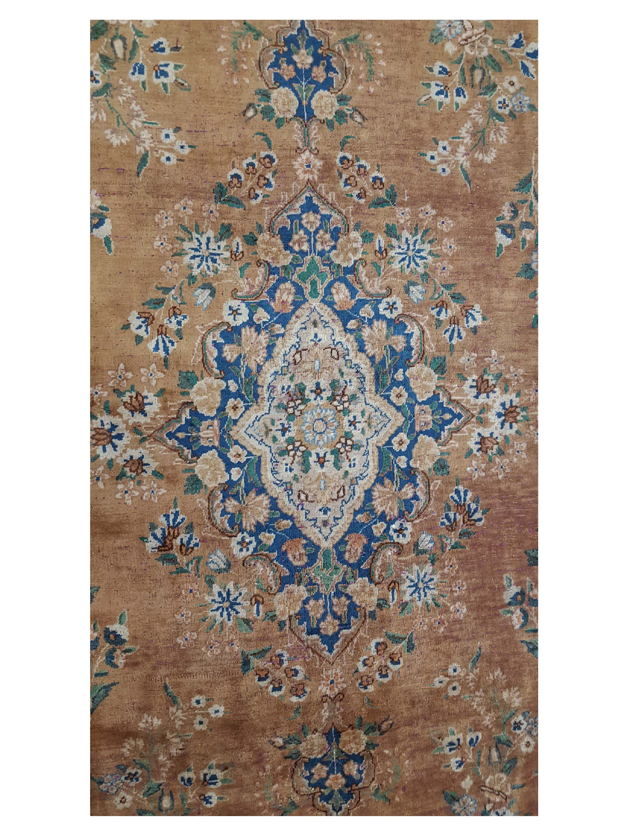 Antique Yazad Brown 10x13 - Image 5 of 7