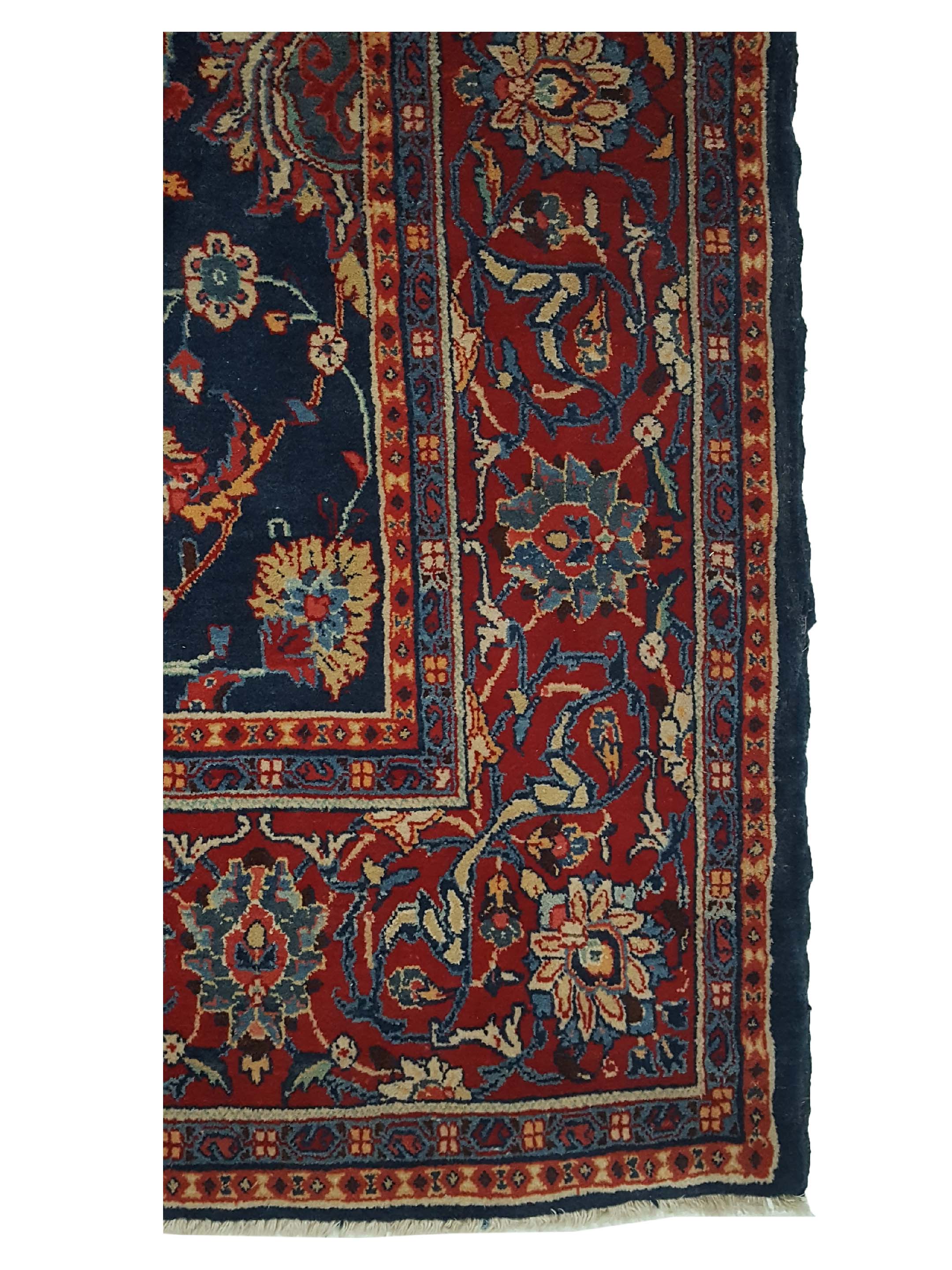 Antique Sarouk Black 7x12 - Image 3 of 5