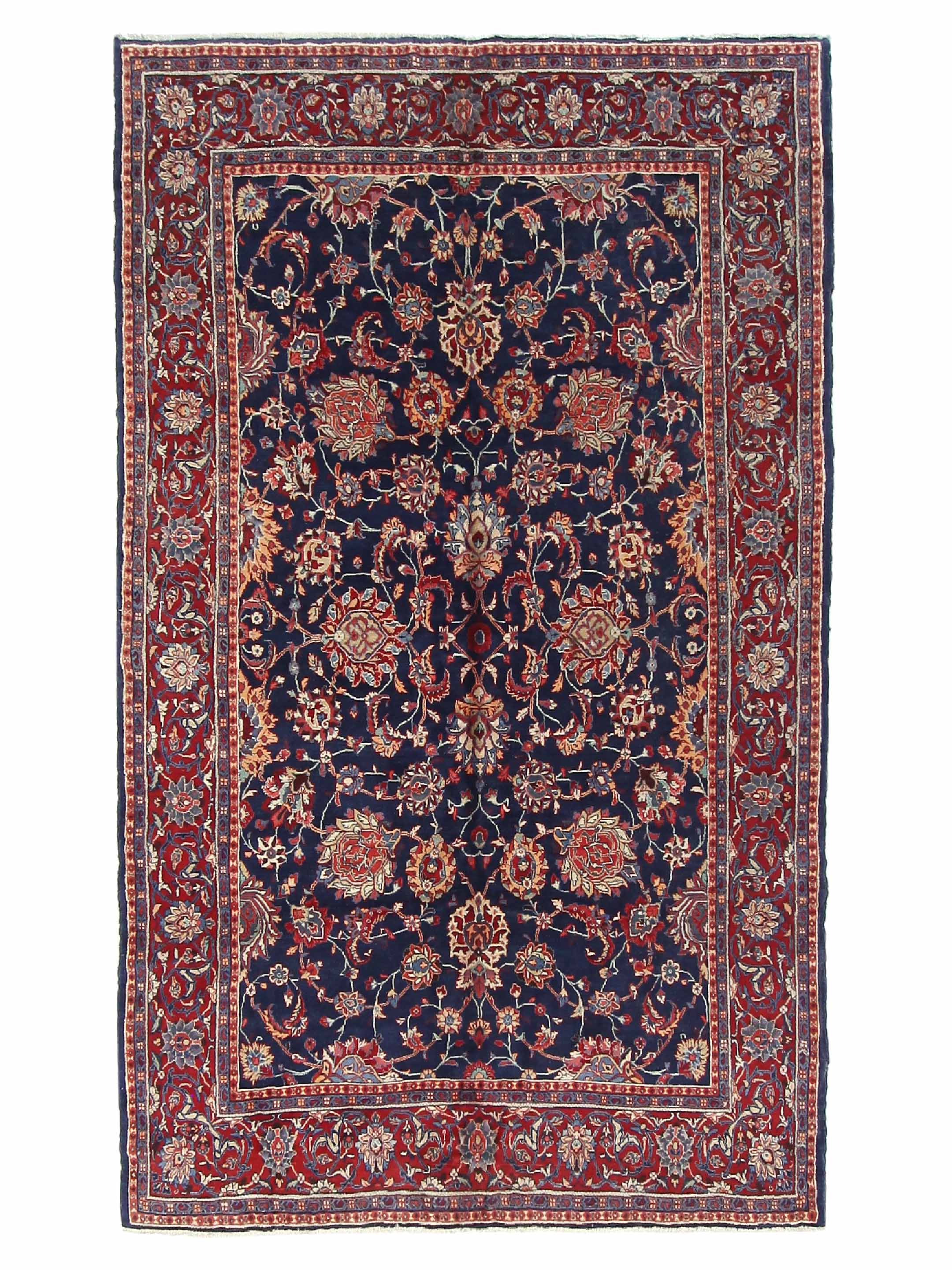 Antique Sarouk Black 7x12