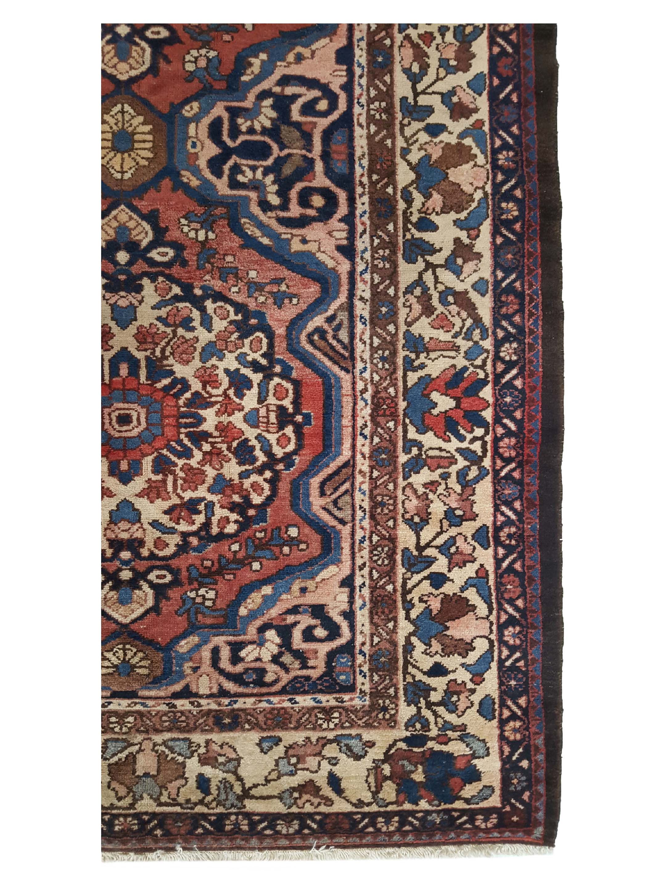 Antique Bakhtiyari Brick 7x14 - Image 4 of 6