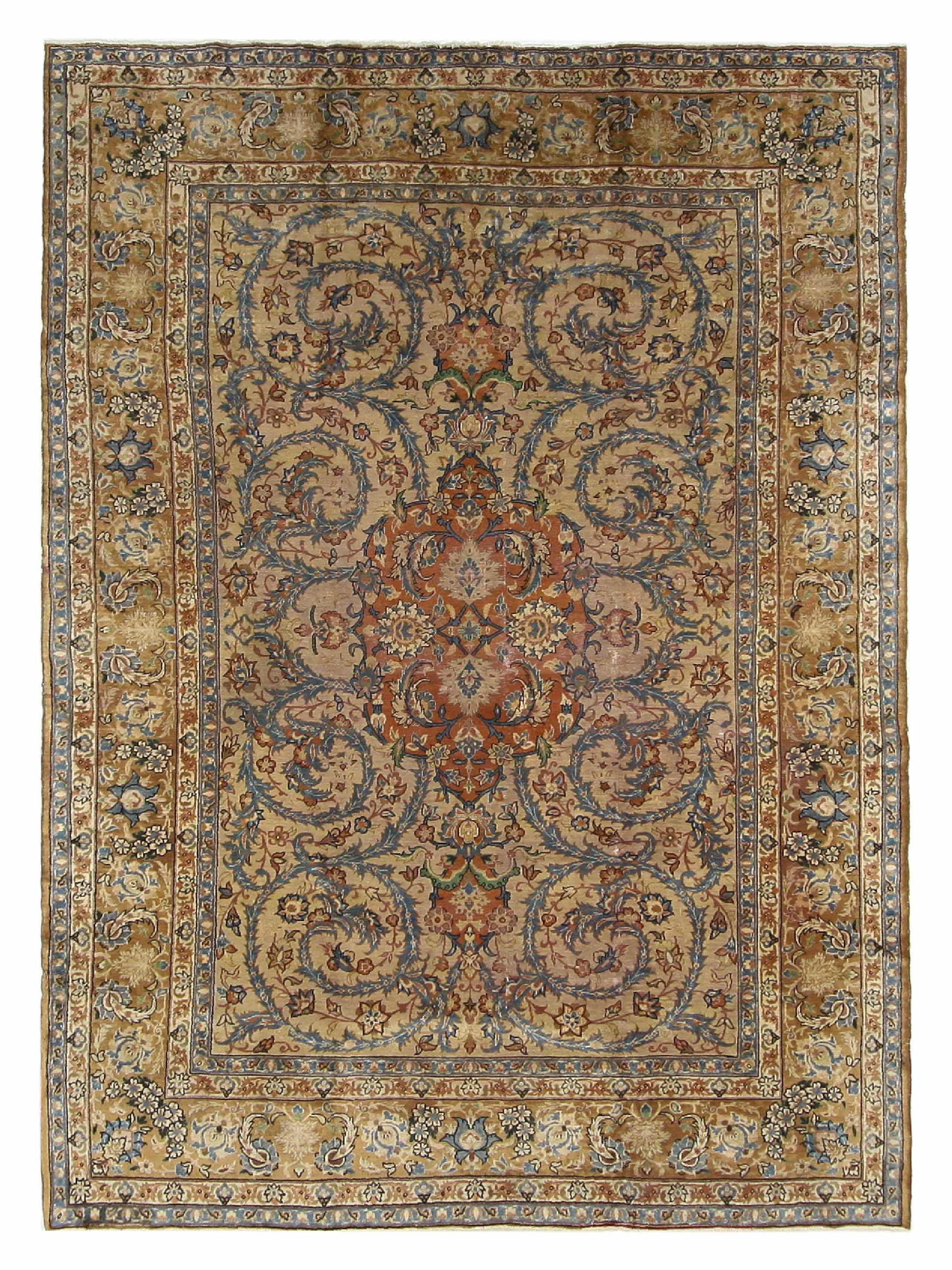 Antique Yazad Cream 8x11