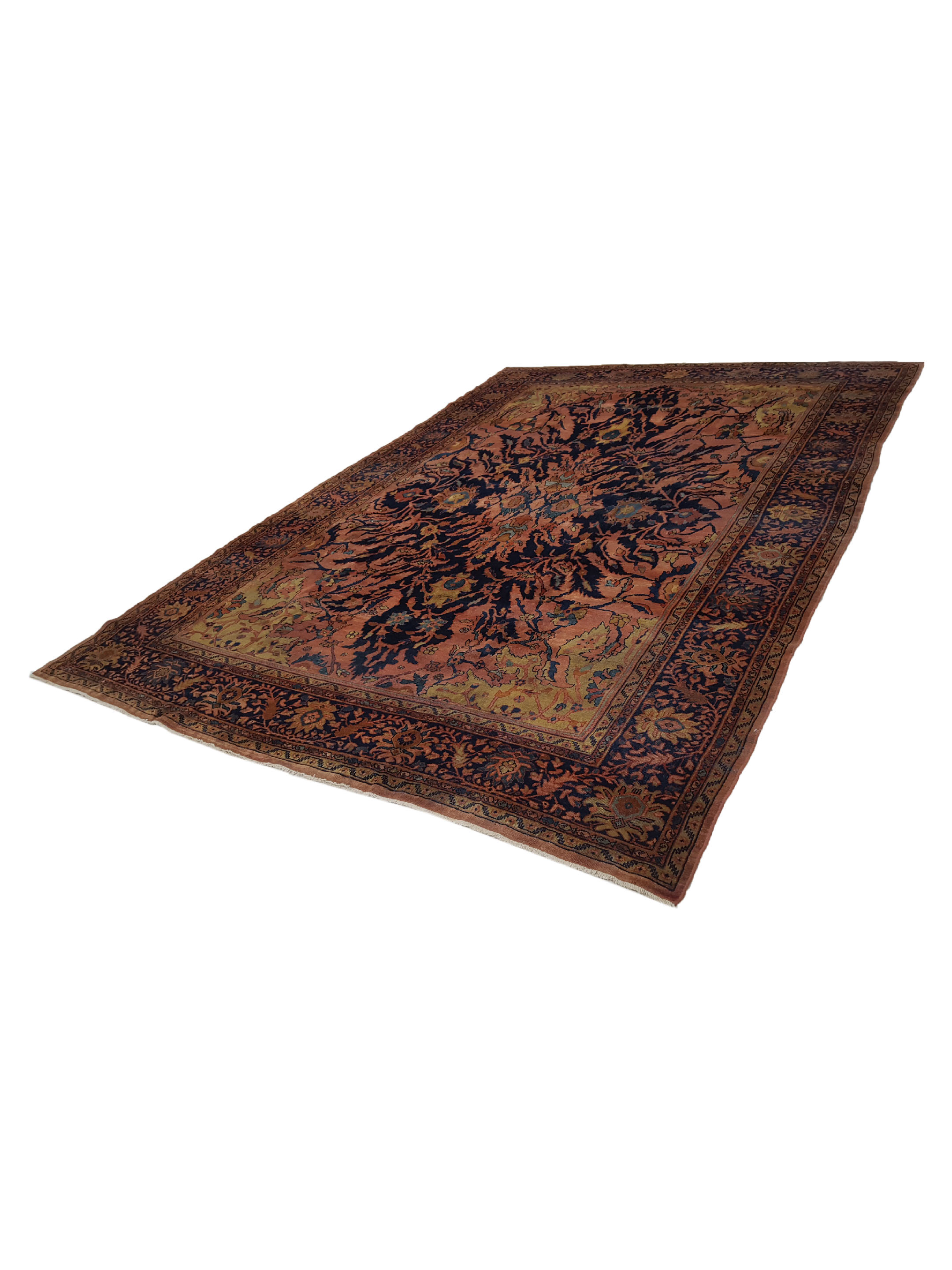 Antique Farahan Rust 9x12 - Image 6 of 6