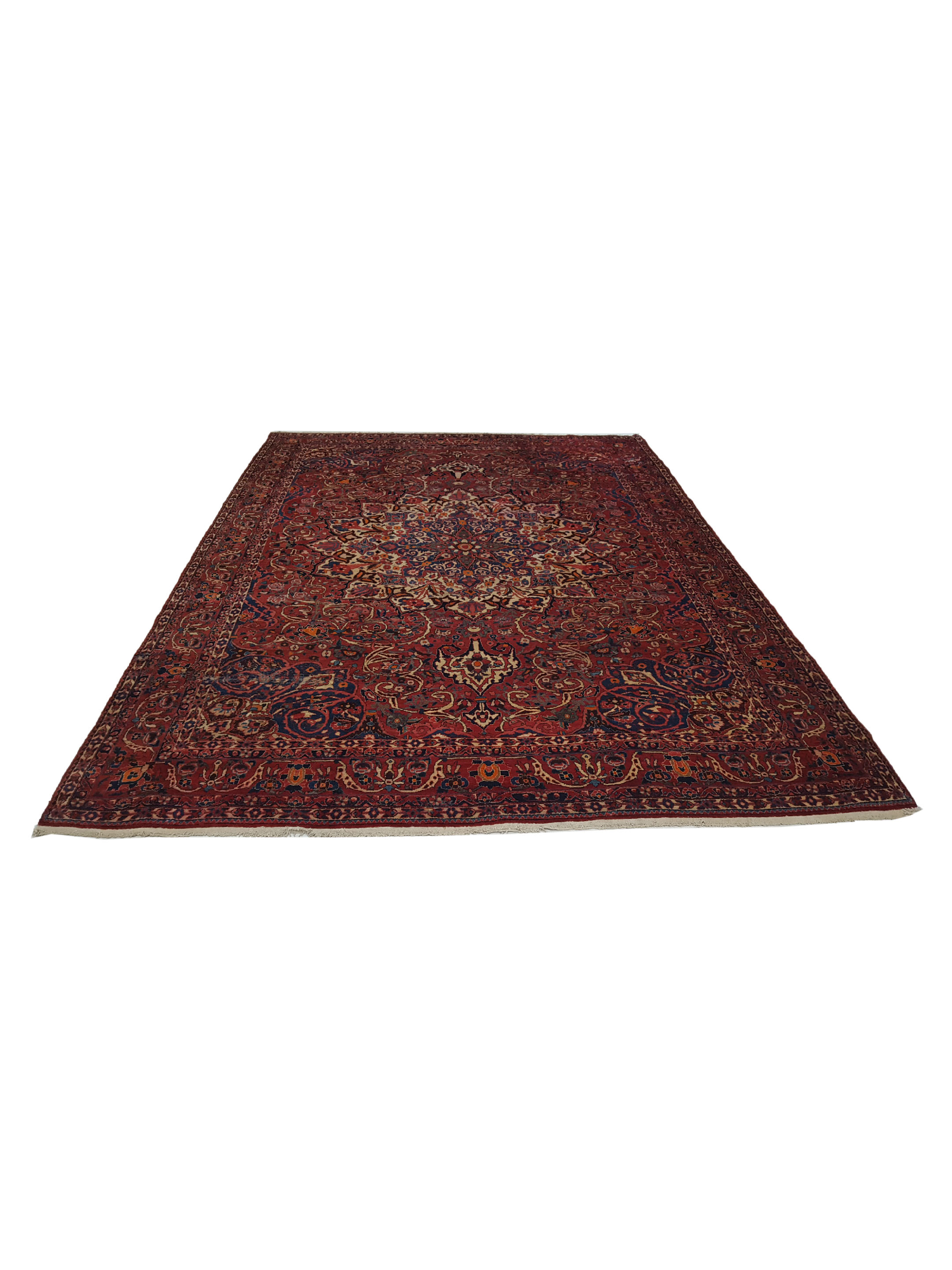 Antique Bakhtiyari Red 11x15 - Image 2 of 6