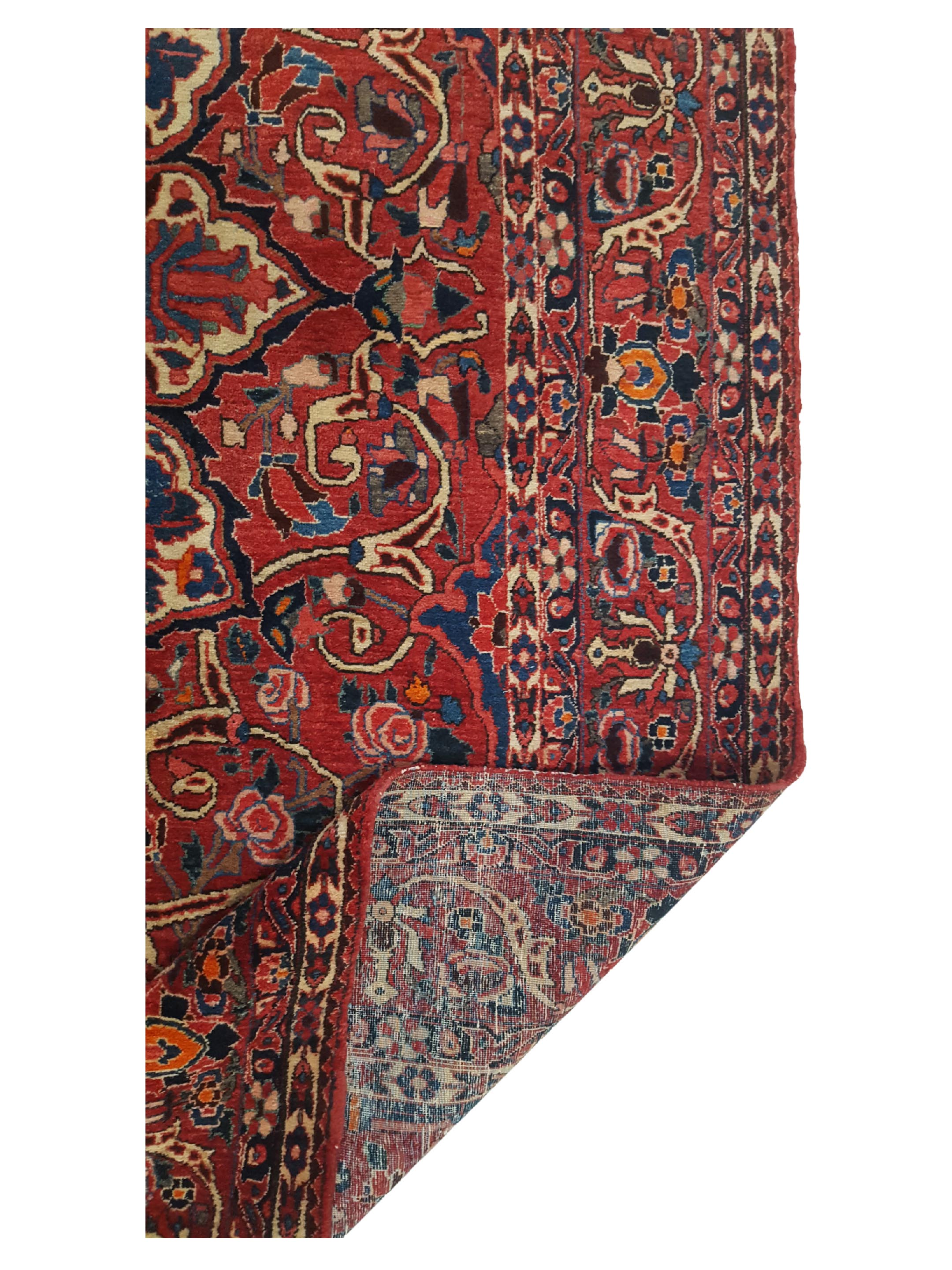 Antique Bakhtiyari Red 11x15 - Image 3 of 6