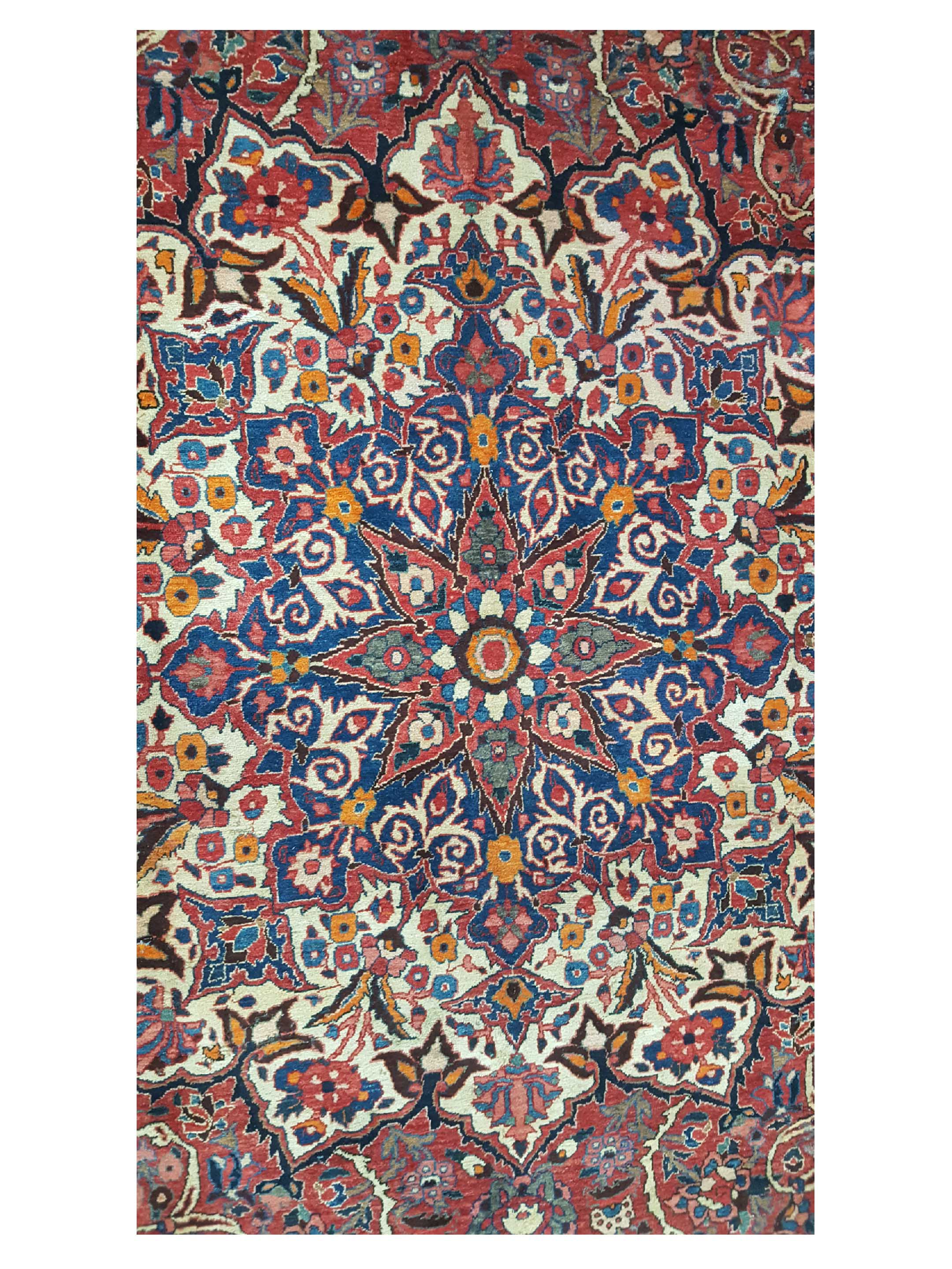 Antique Bakhtiyari Red 11x15 - Image 5 of 6