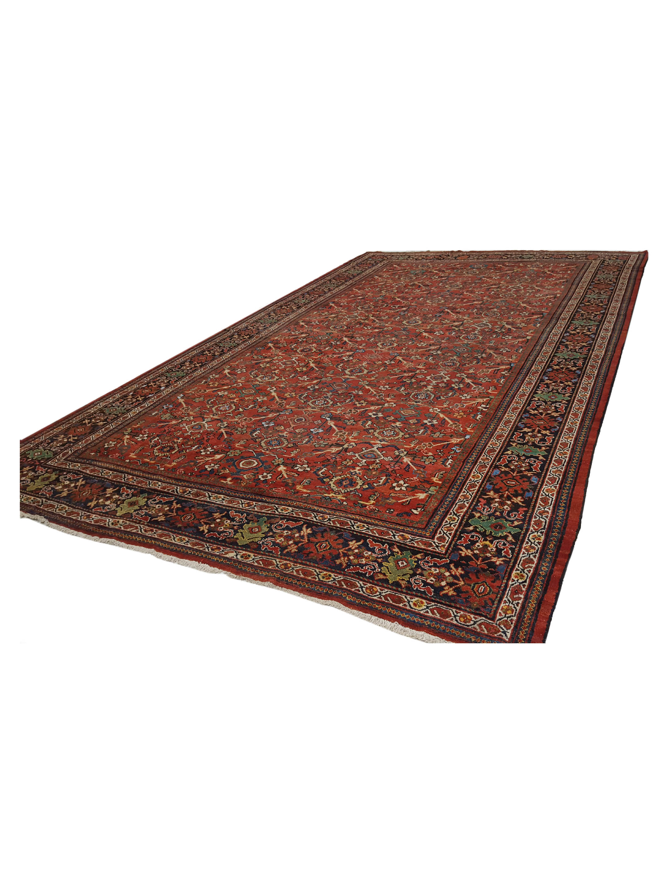 Antique Mahal Rust 10x17 - Image 6 of 7