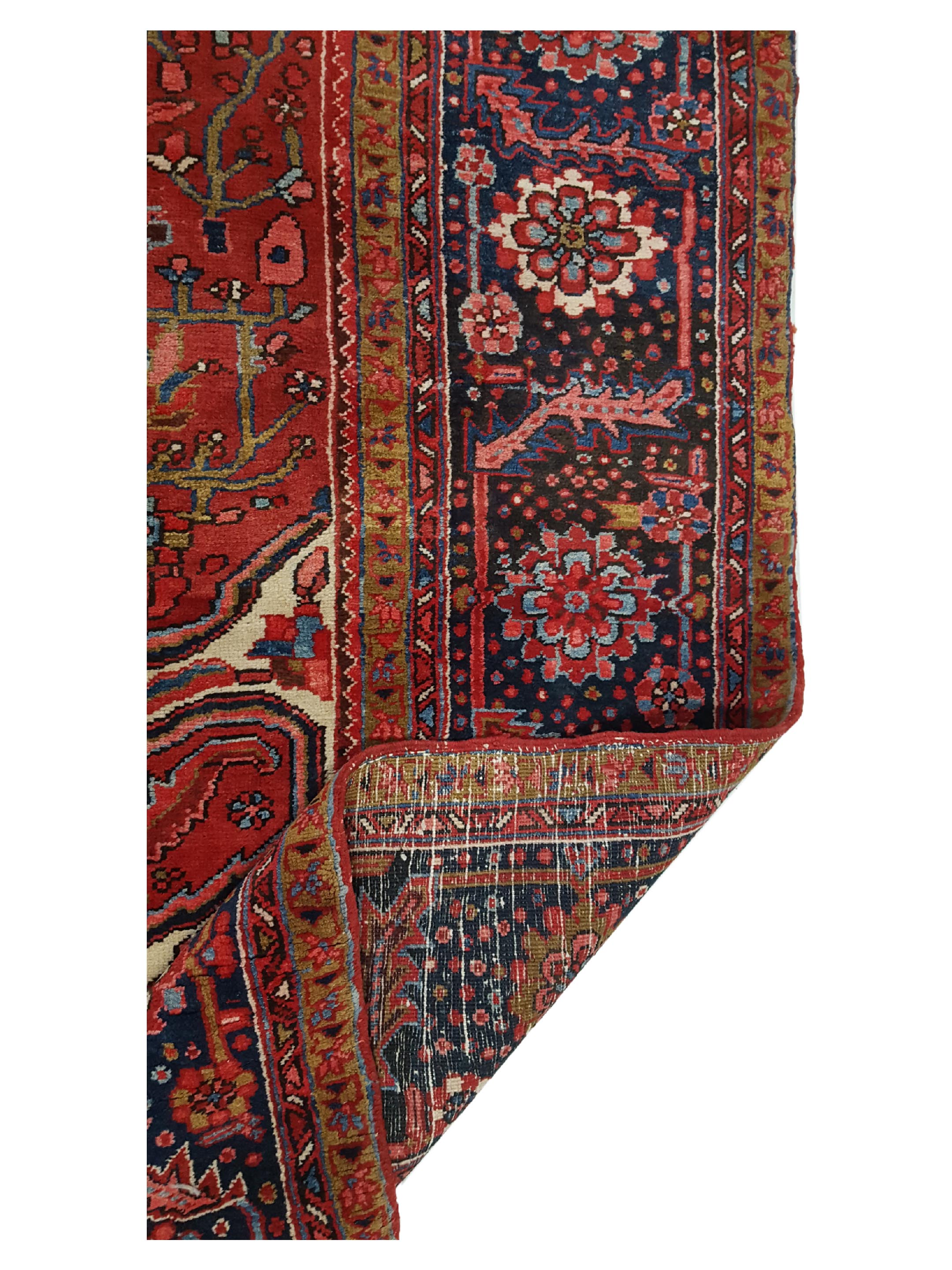 Antique Heriz Red 12x15 - Image 3 of 6