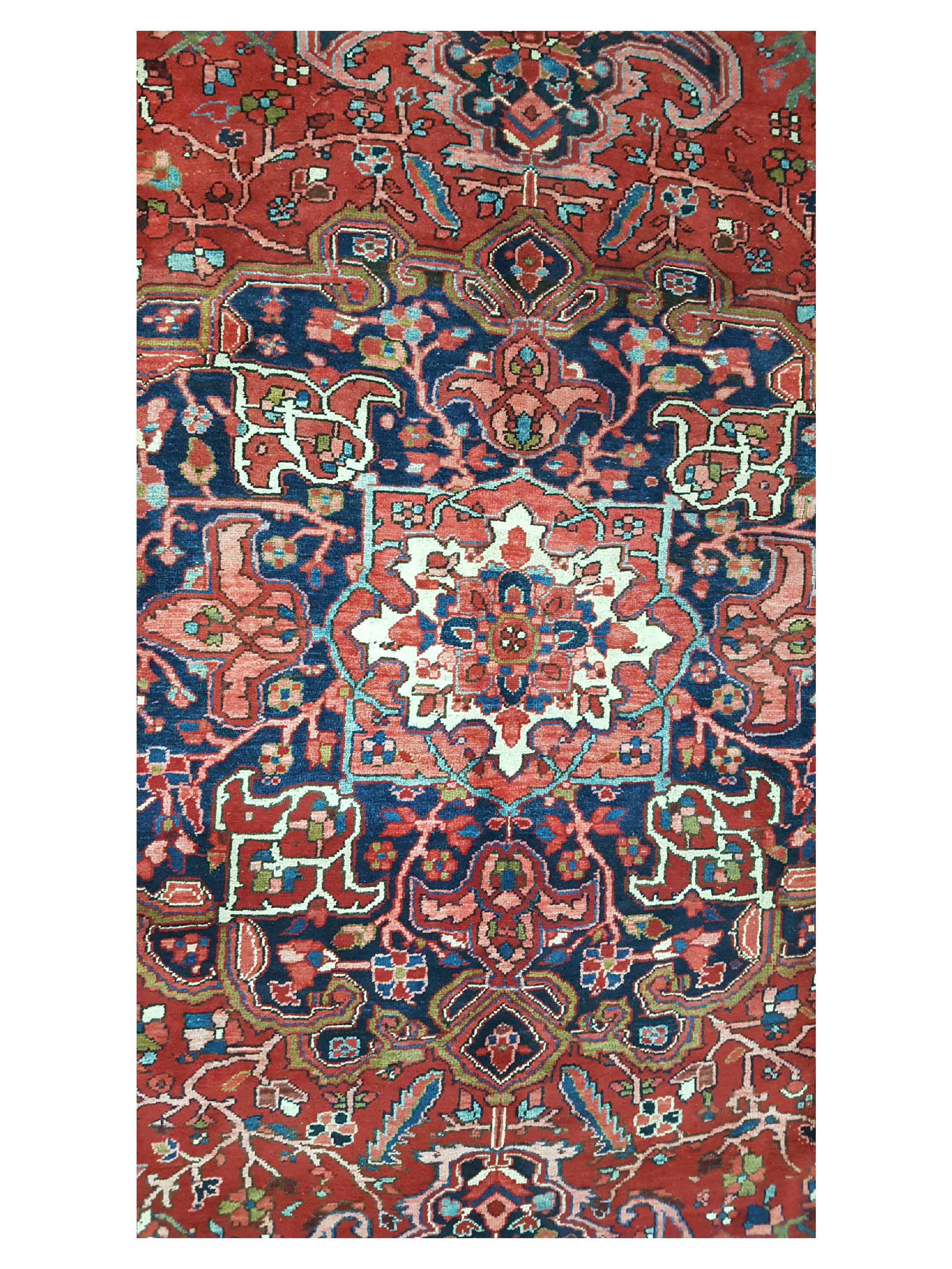 Antique Heriz Red 12x15 - Image 5 of 6