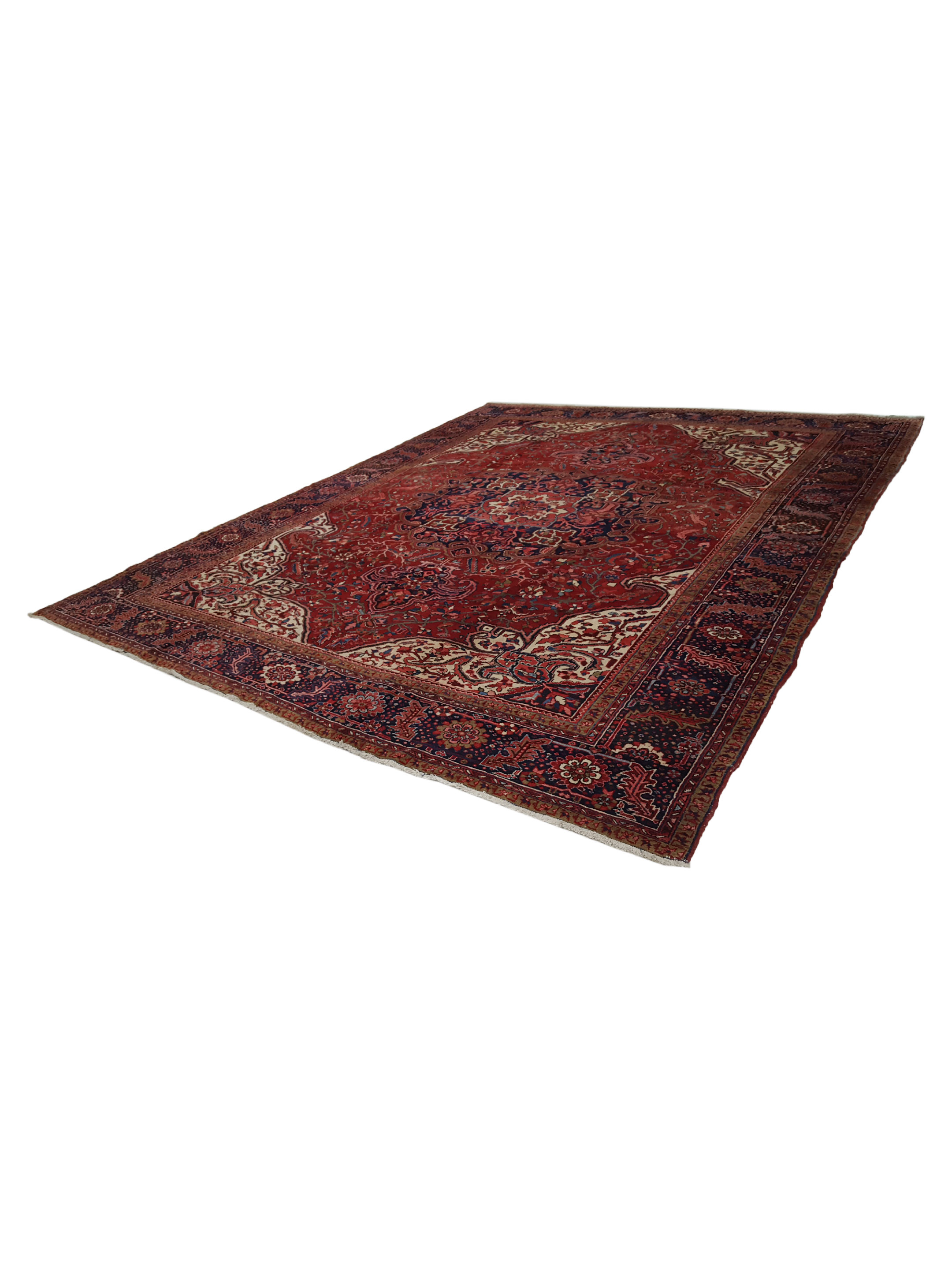 Antique Heriz Red 12x15 - Image 6 of 6