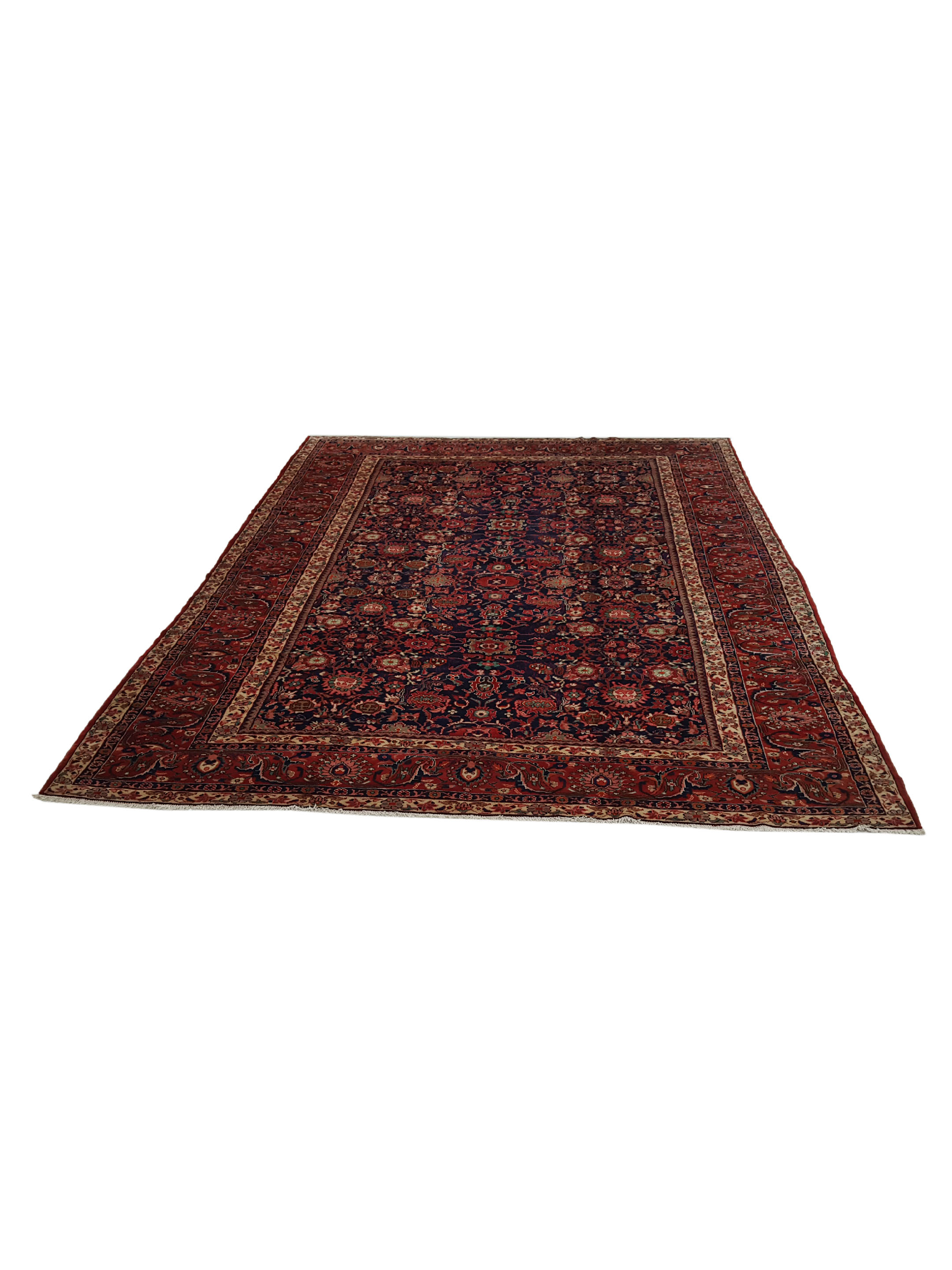 Antique Malayer Indigo 10x14 - Image 2 of 6
