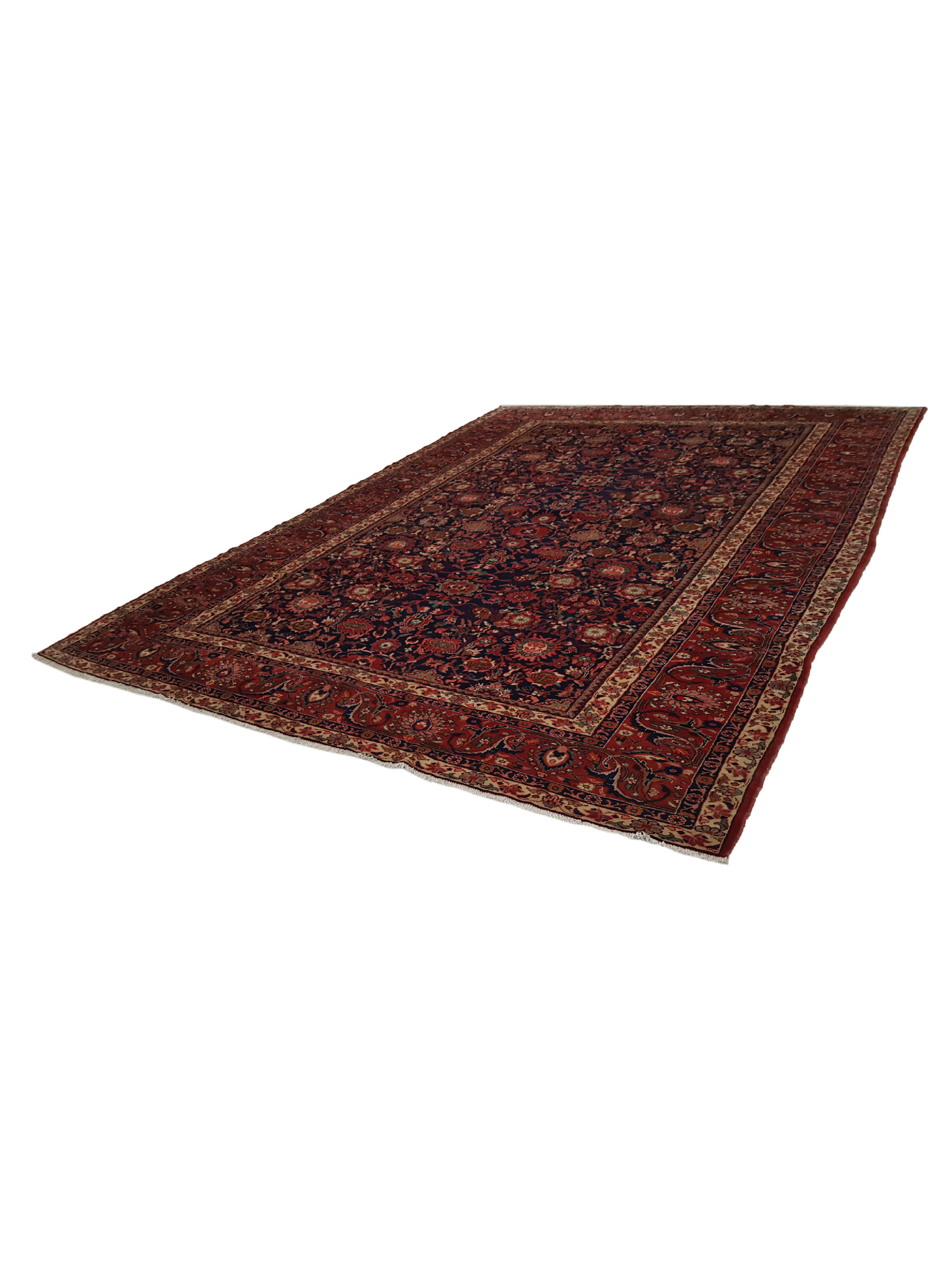 Antique Malayer Indigo 10x14 - Image 6 of 6