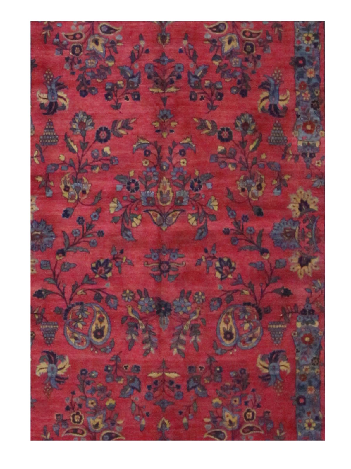 Antique Kerman Pink 6x9 - Image 4 of 5