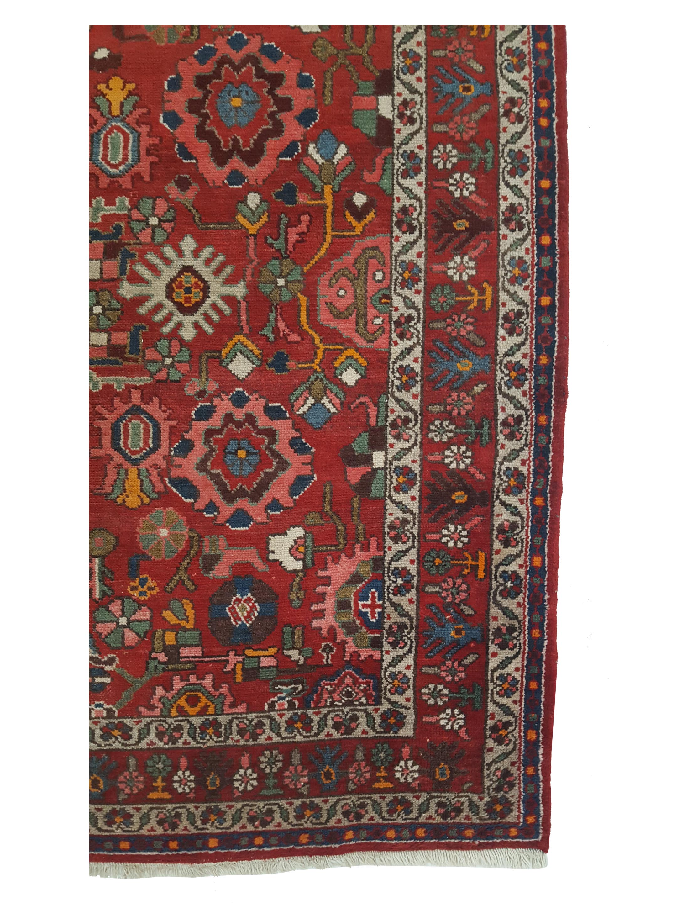 Antique Malayer Burgundy 5x12 - Image 4 of 6