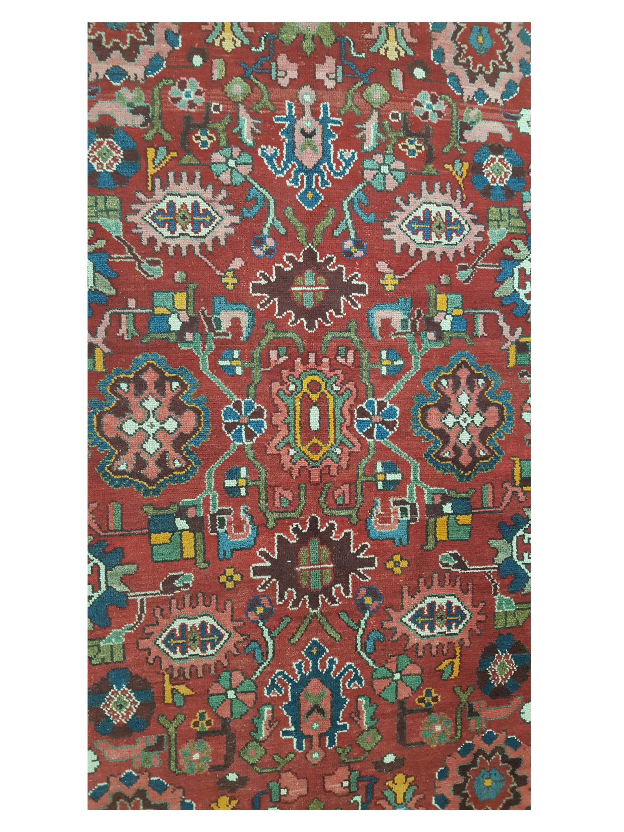 Antique Malayer Burgundy 5x12 - Image 5 of 6