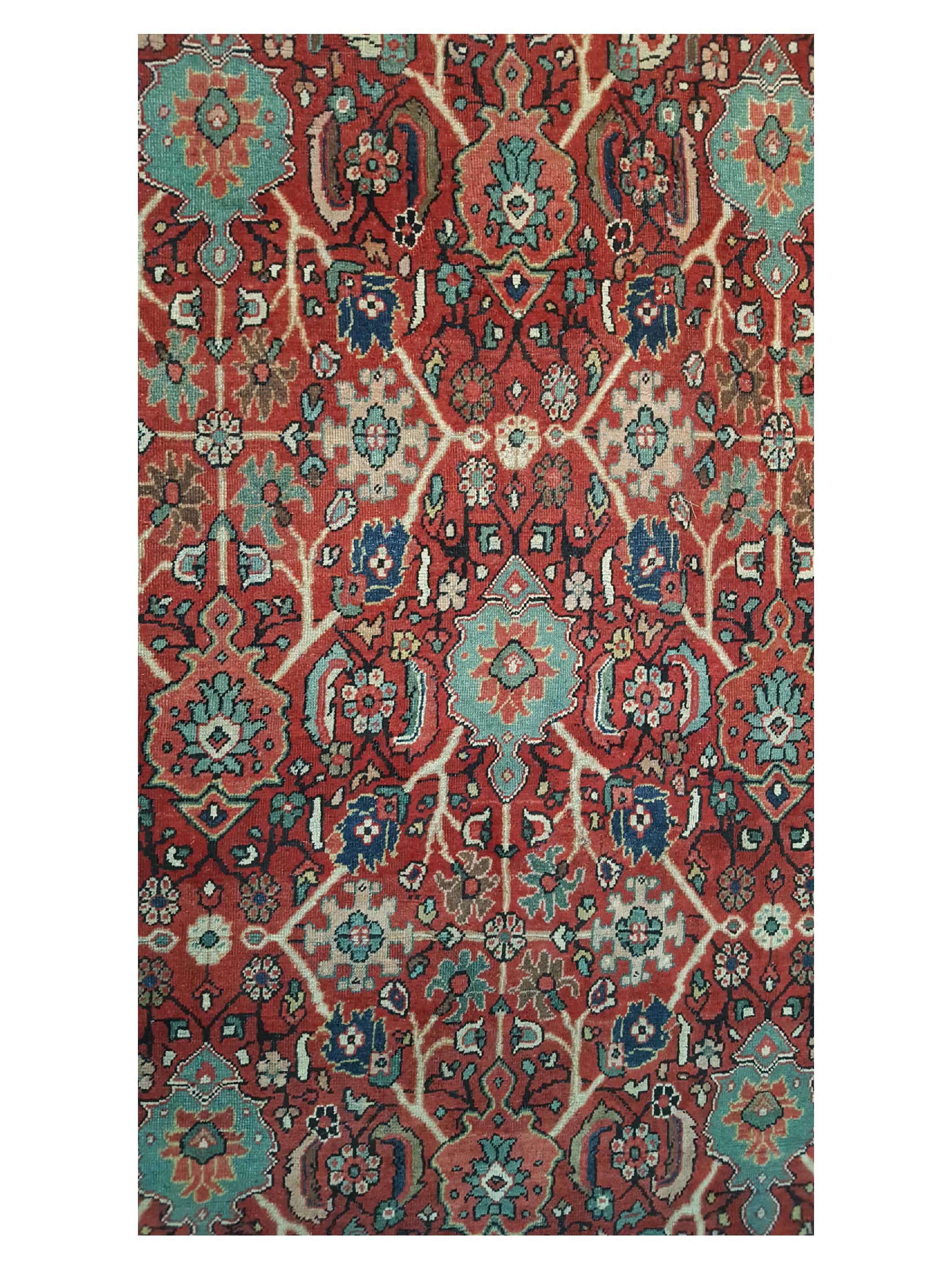 Mahal Hand Knotted Rust 8x11 - Image 5 of 6