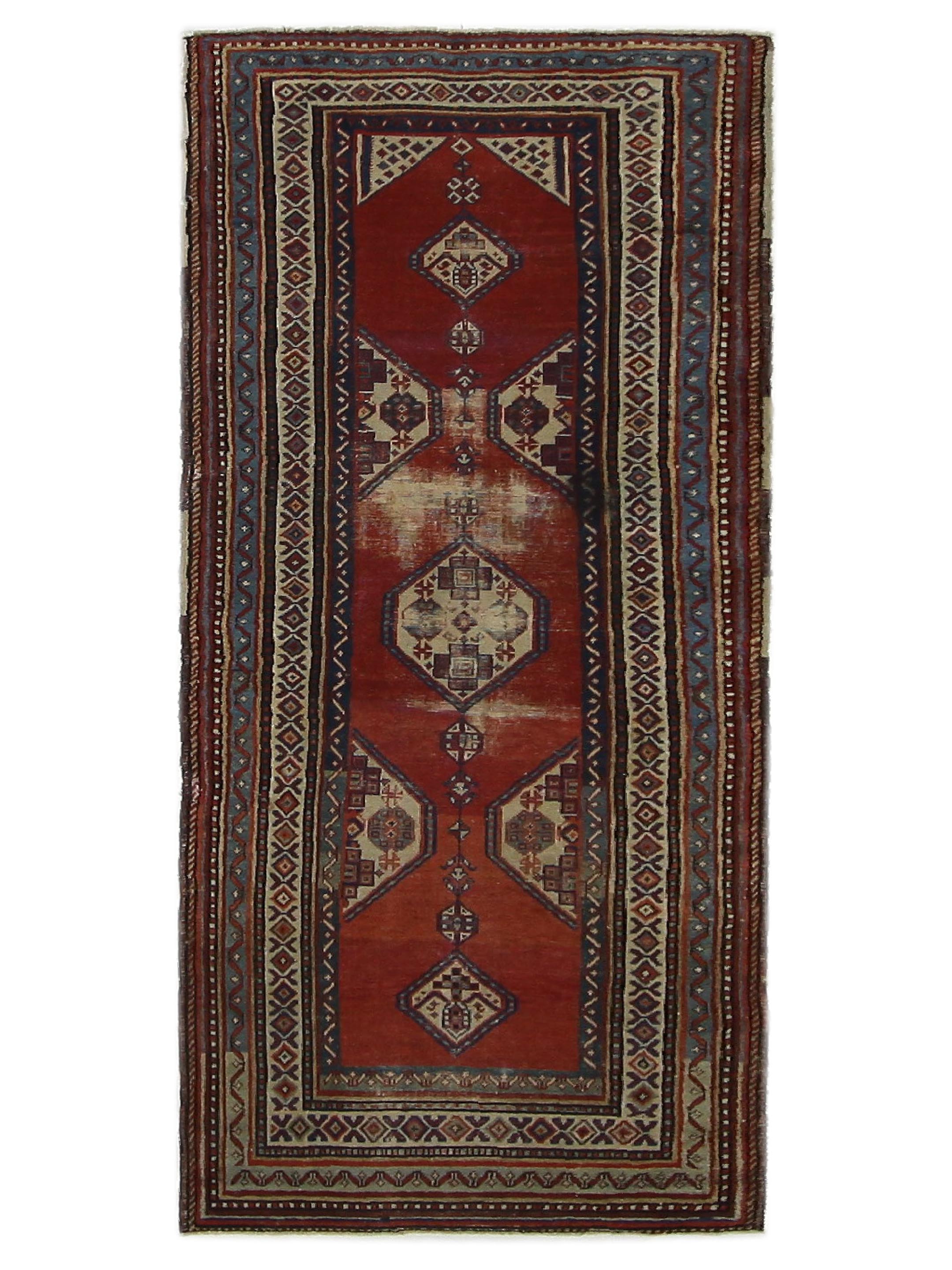 Antique Caucasian Rust 4x8
