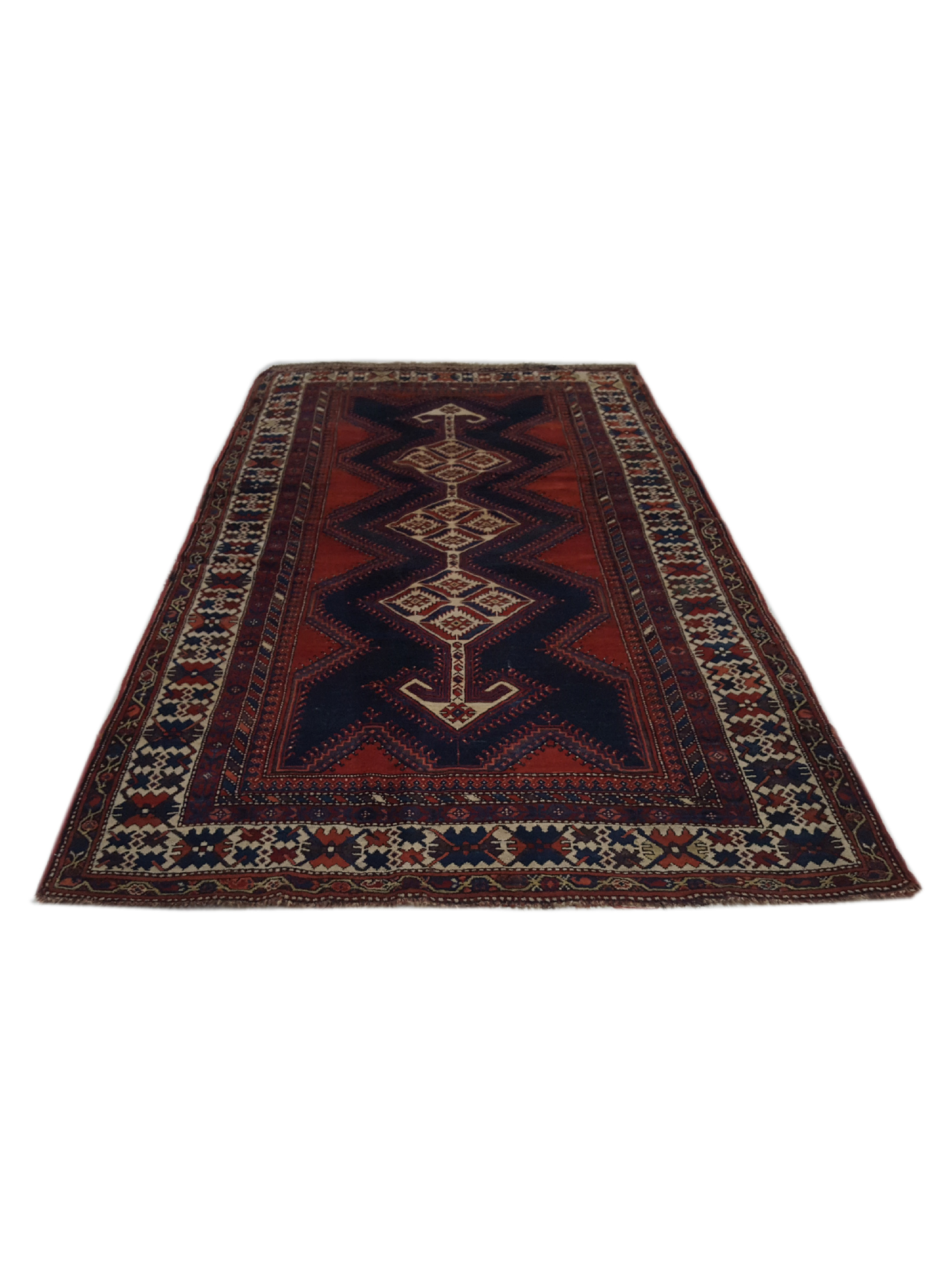 Antique Kurd Rust 5x9 - Image 2 of 7