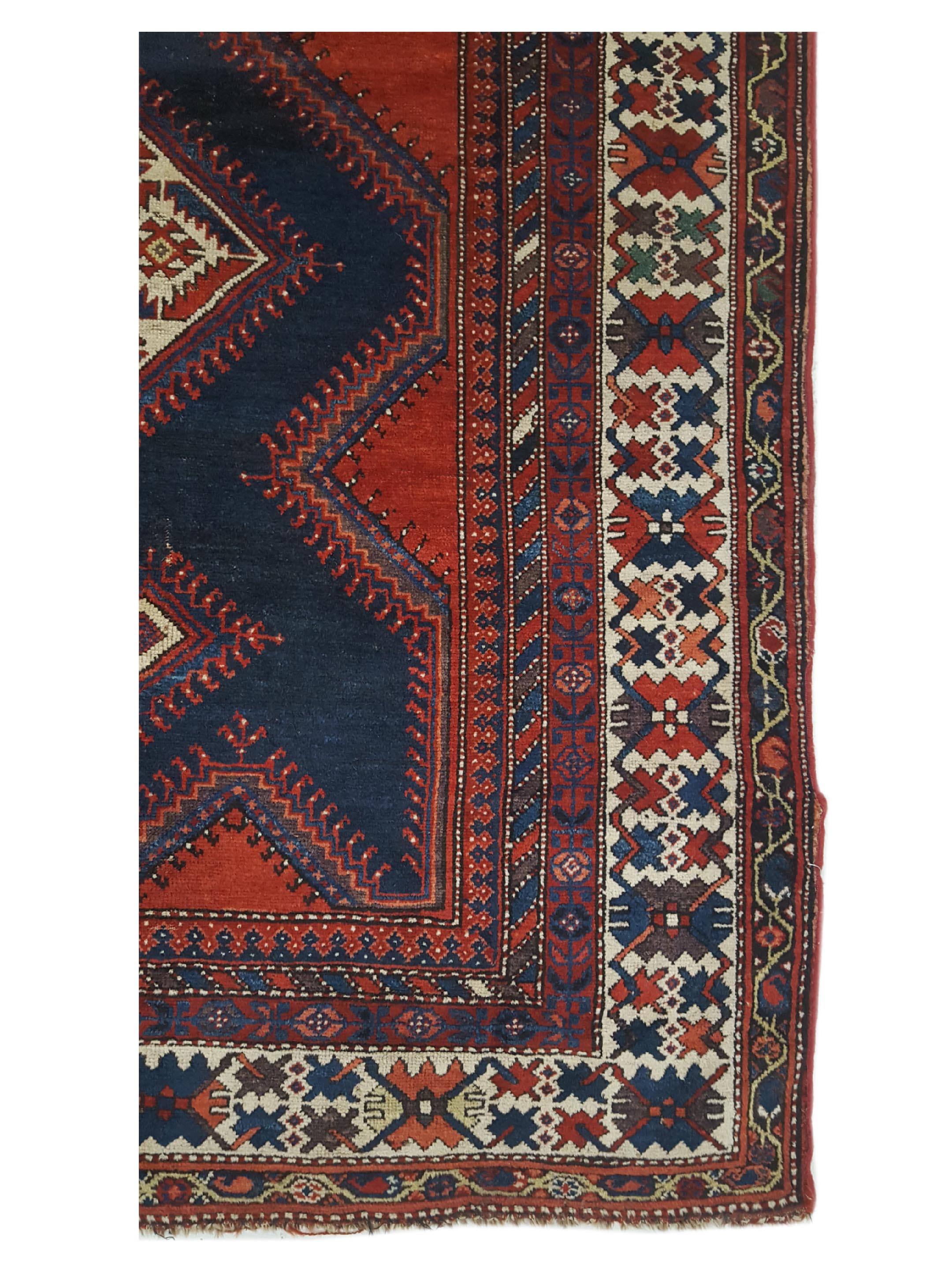 Antique Kurd Rust 5x9 - Image 4 of 7
