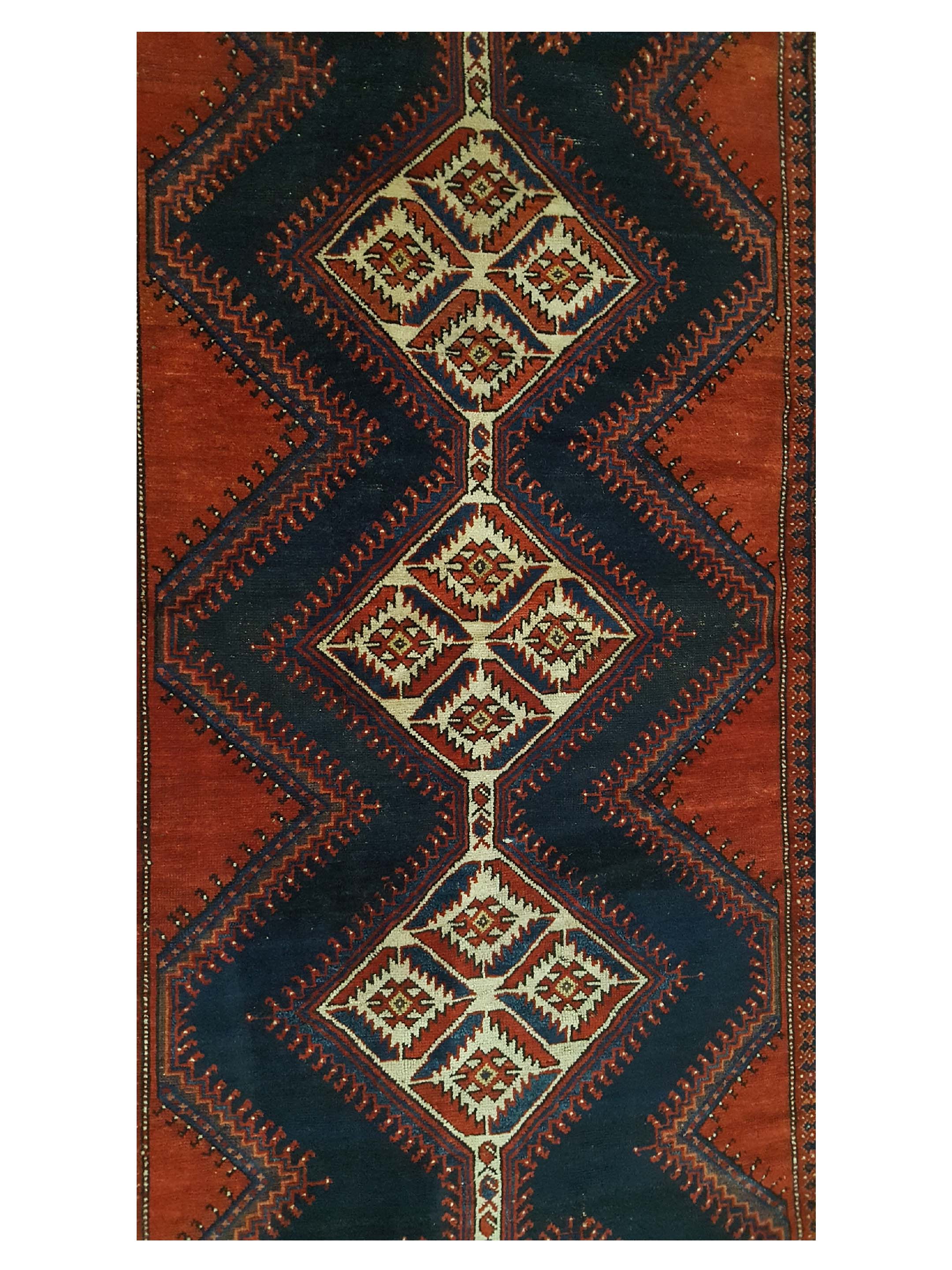 Antique Kurd Rust 5x9 - Image 5 of 7