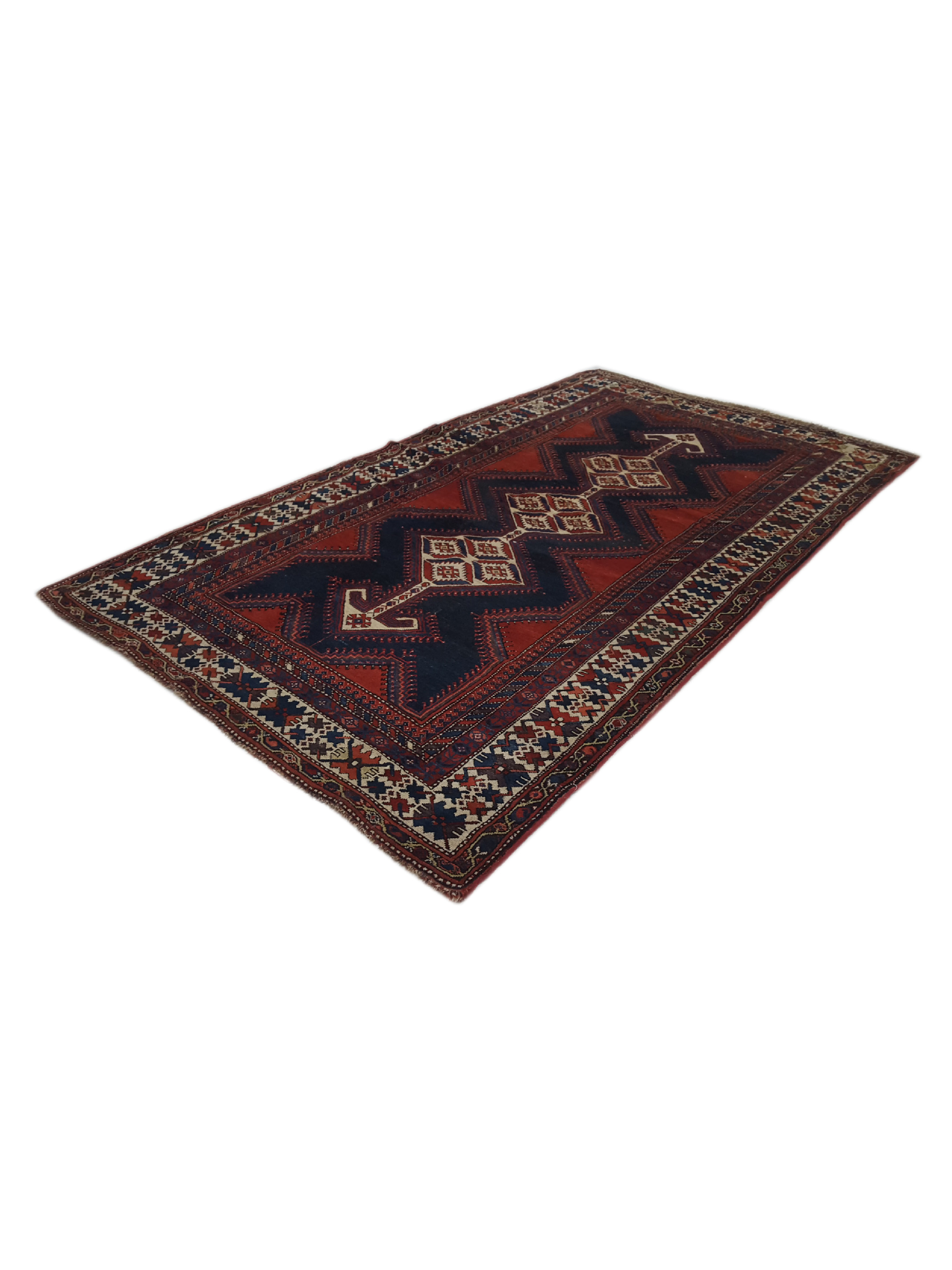 Antique Kurd Rust 5x9 - Image 6 of 7